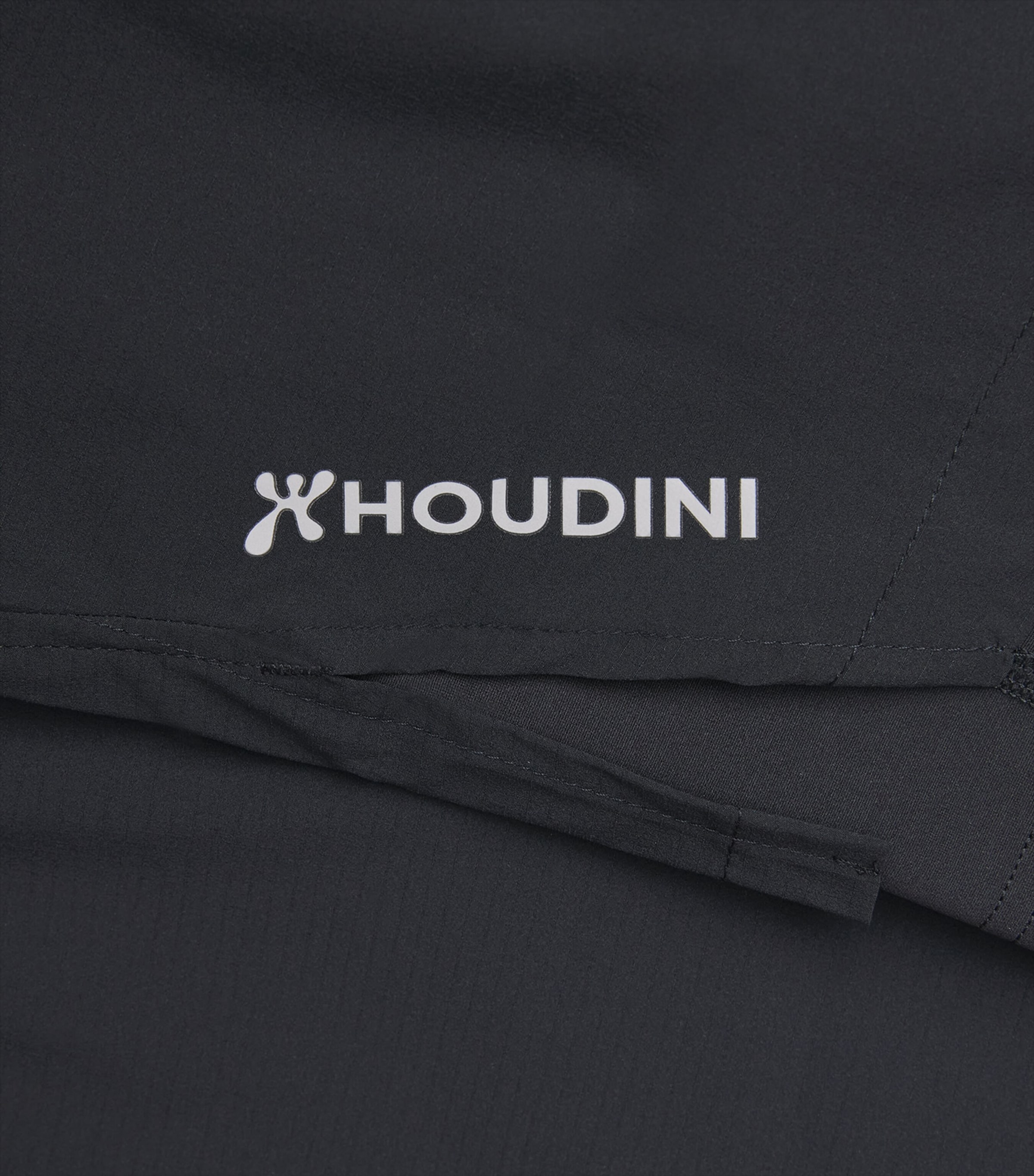 Houdini Mens Pace Split Running Shorts True Black Image 6