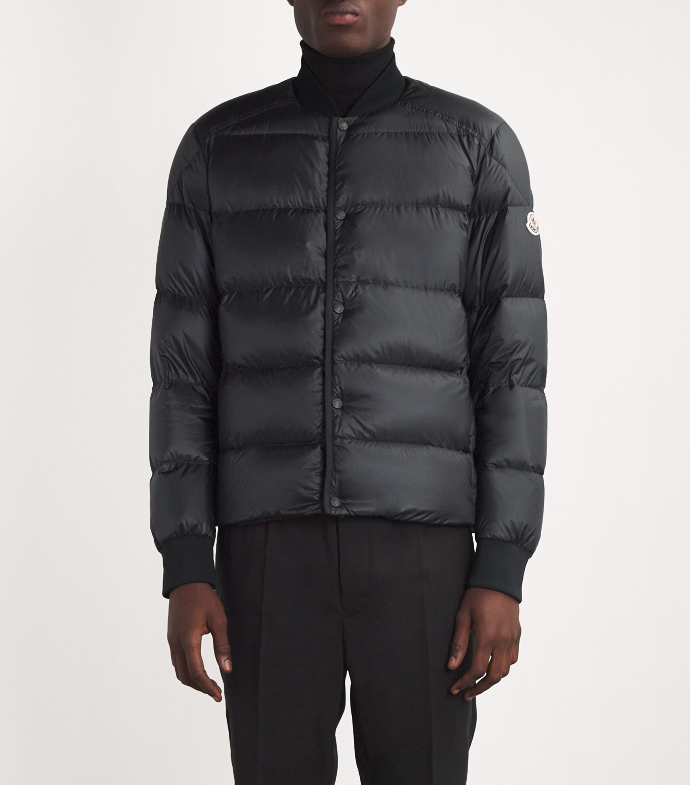 Moncler Down Bazena Bomber Jacket | Harrods US