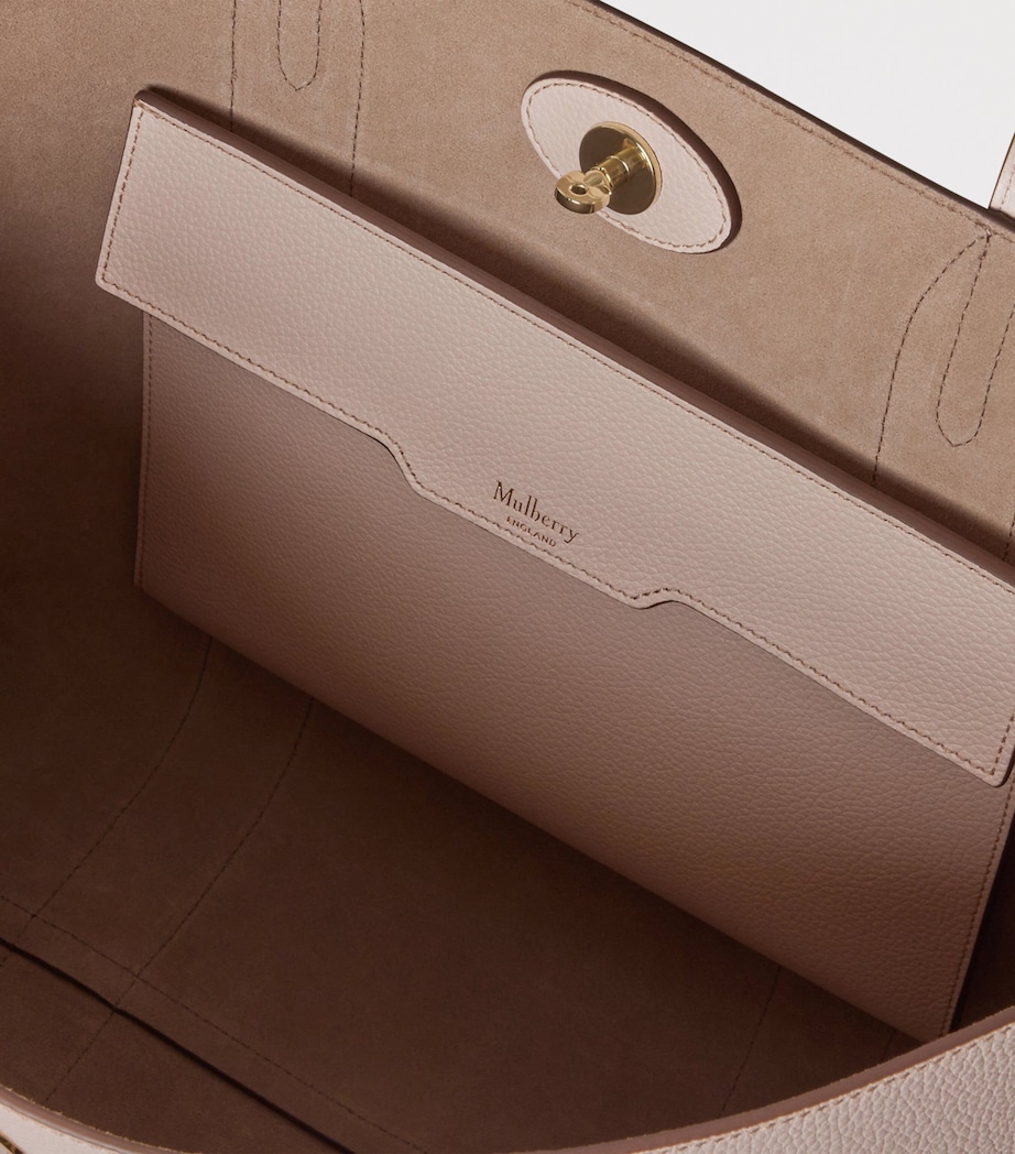 Mulberry Small Leather BayswaterTote Blossom Pink Image 4