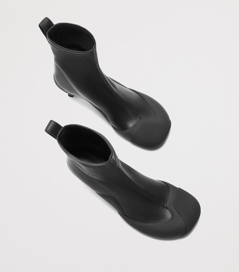LOEWE Leather Dive Ankle Boots 45 Black Image 4