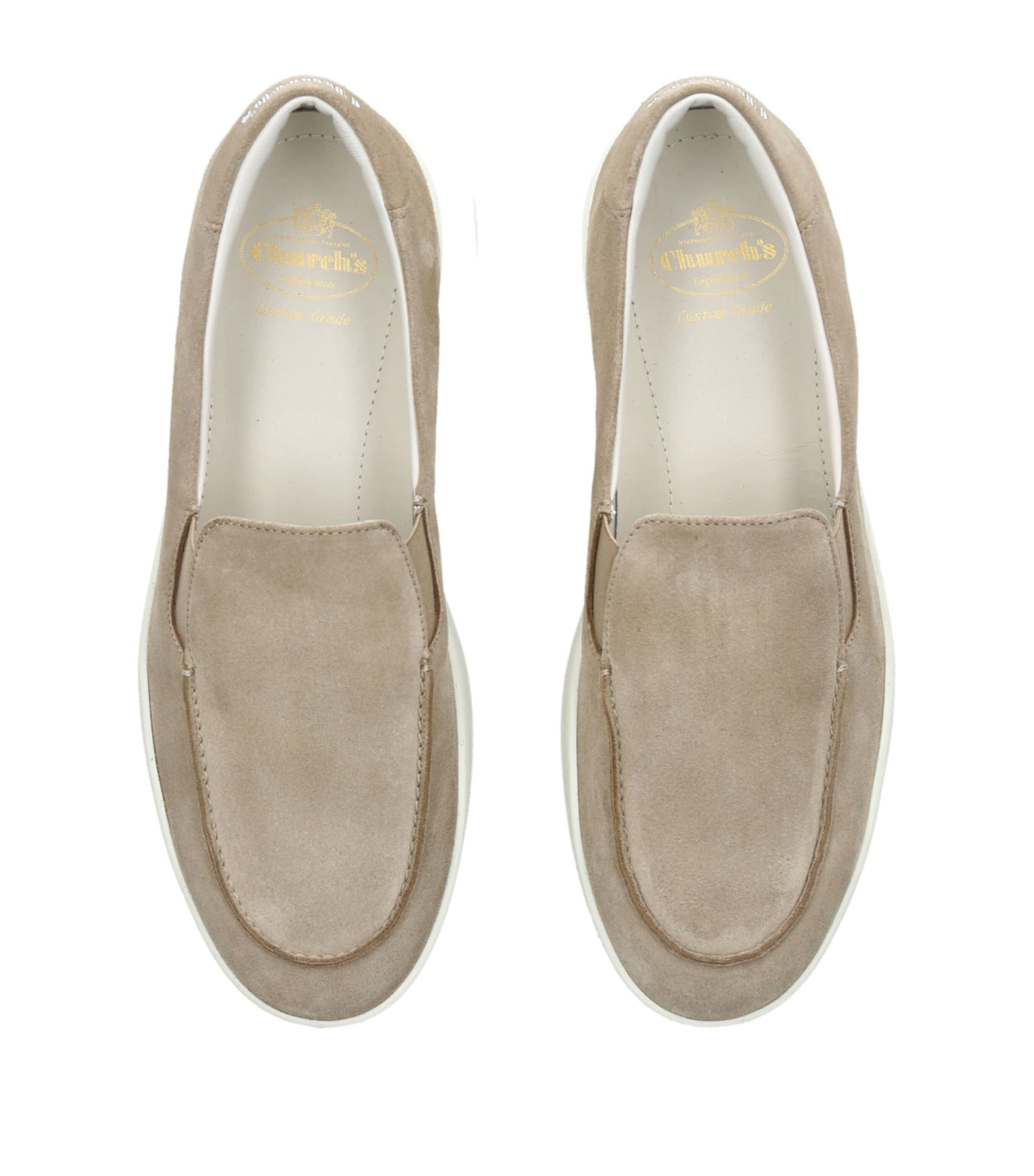 Church's Suede Longton Slip-On Sneakers Beige Image 4