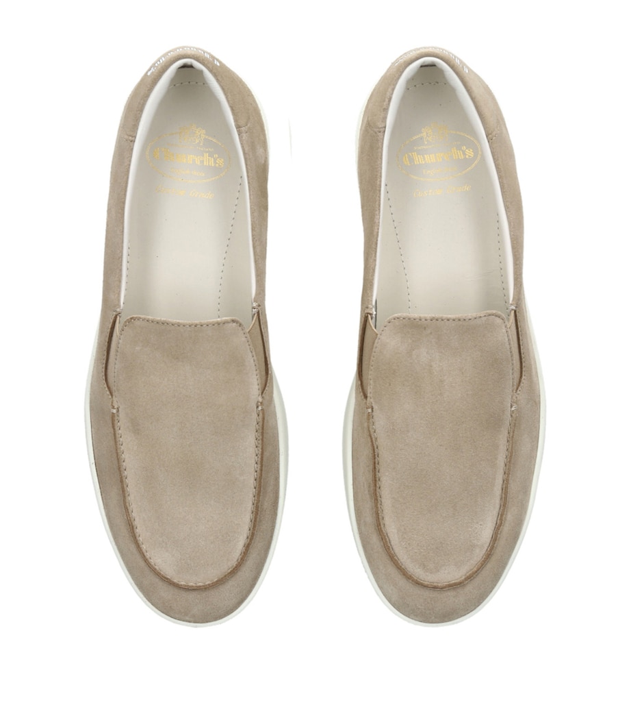 Church's Suede Longton Slip-On Sneakers Beige Image 4