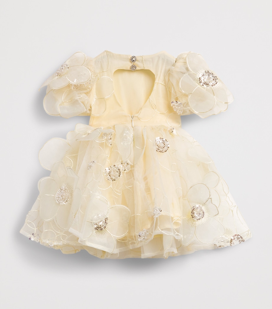Bardot Junior Embellished Jamie Dress (0-14 Months) Lemon Image 2