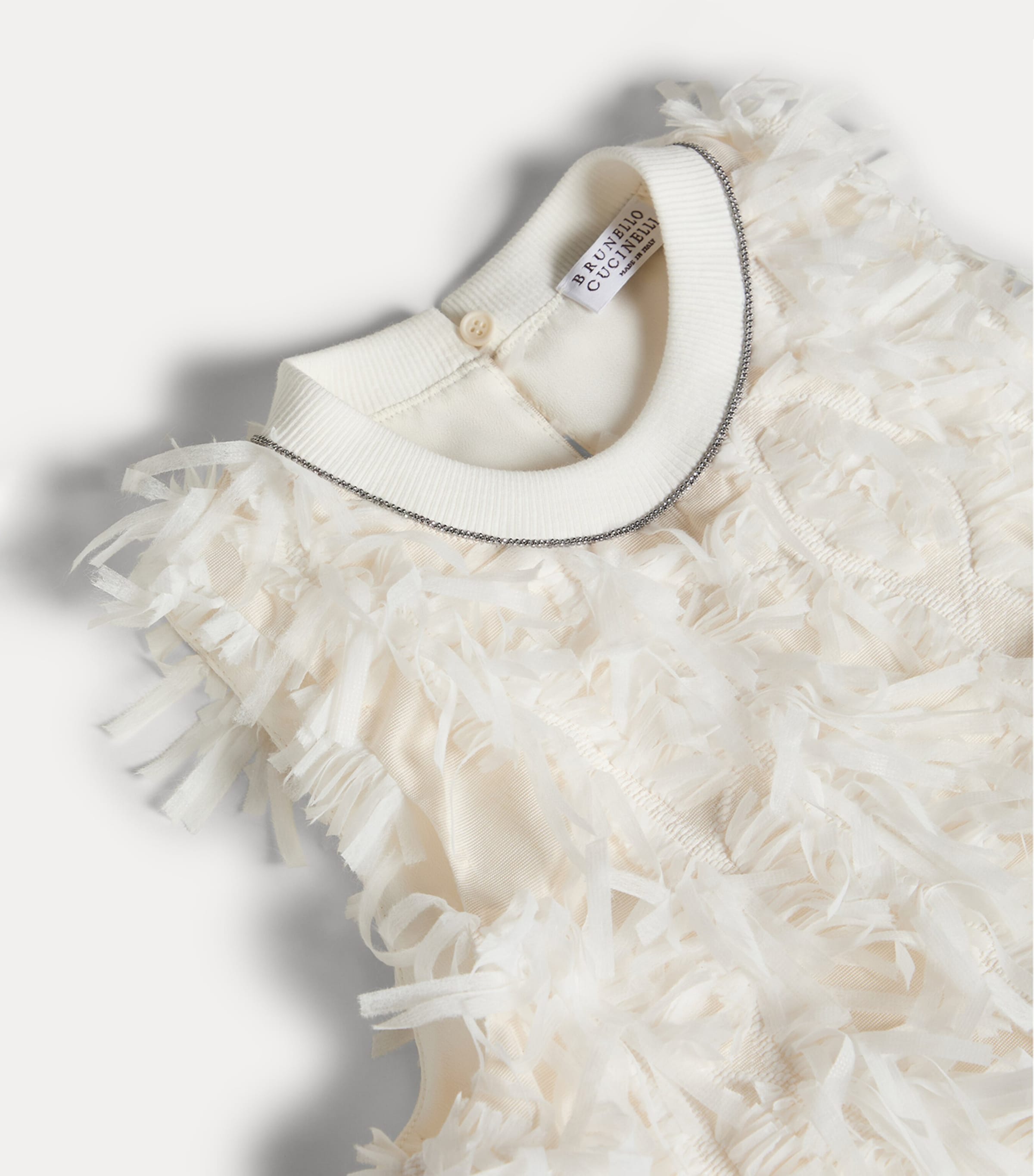 Brunello Cucinelli Kids Feather Blouse (4-6 Years) Image 3