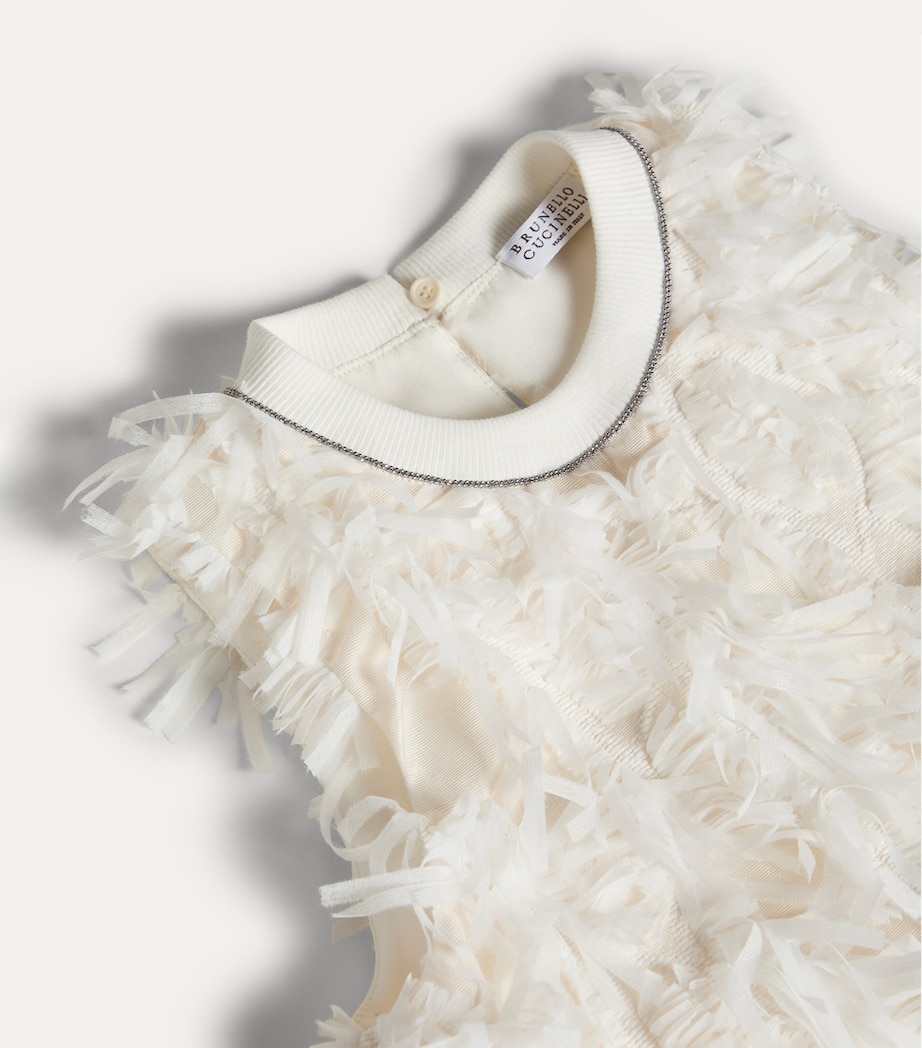 Brunello Cucinelli Kids Feather Blouse (4-6 Years) Image 3