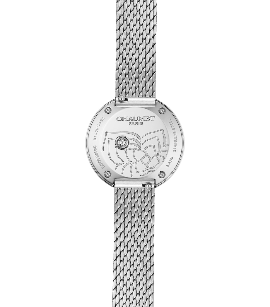 Stainless Steel and Diamond Hortensia Watch 28mm STAINLESS STEEL Image 3