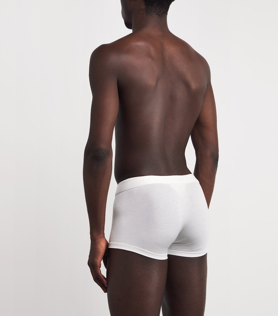 Tencel-Blend Stretch Trunks WHAA - WHITE Image 3