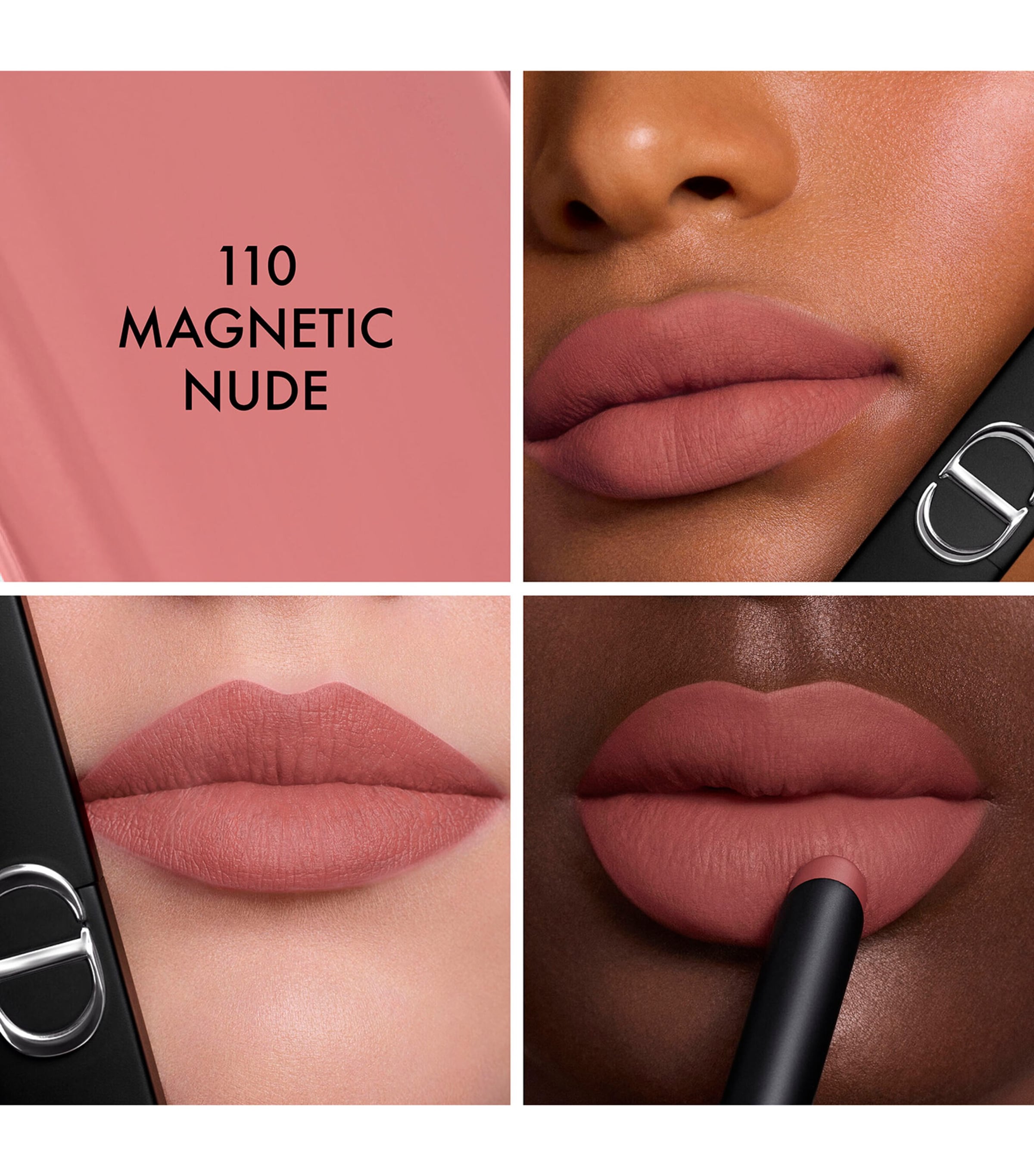 DIOR Rouge Dior On Stage Matte Lipstick Magnetic Nude Image 3