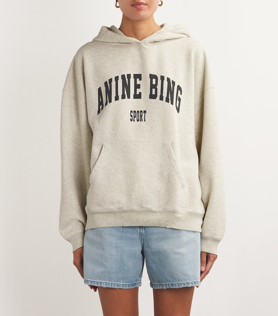 Cotton Harvey Sweatshirt GREY MELANGE Image 3
