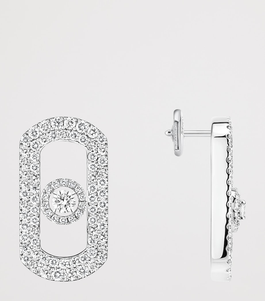Messika So Move White Gold and Diamond Earrings (1.30ct) White Gold Image 3