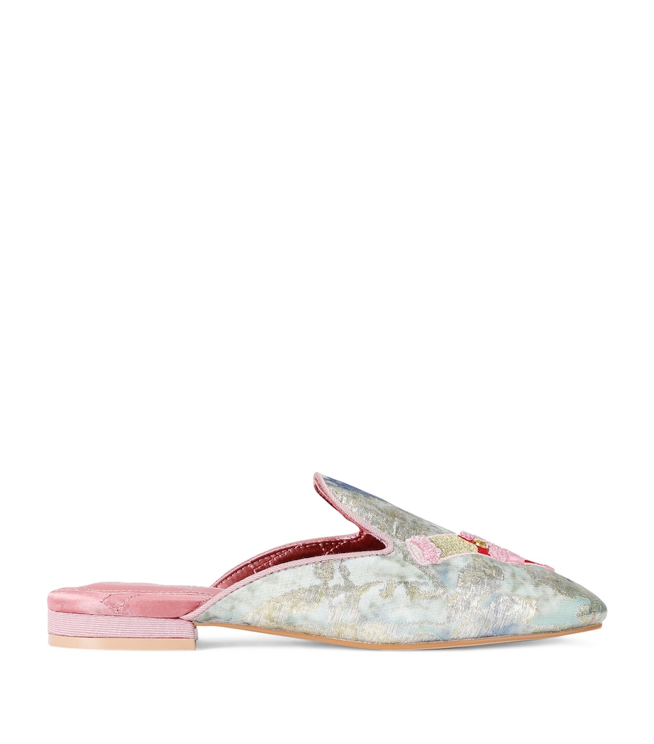 Kurt Geiger London Embroidered Slippers Other Image 1