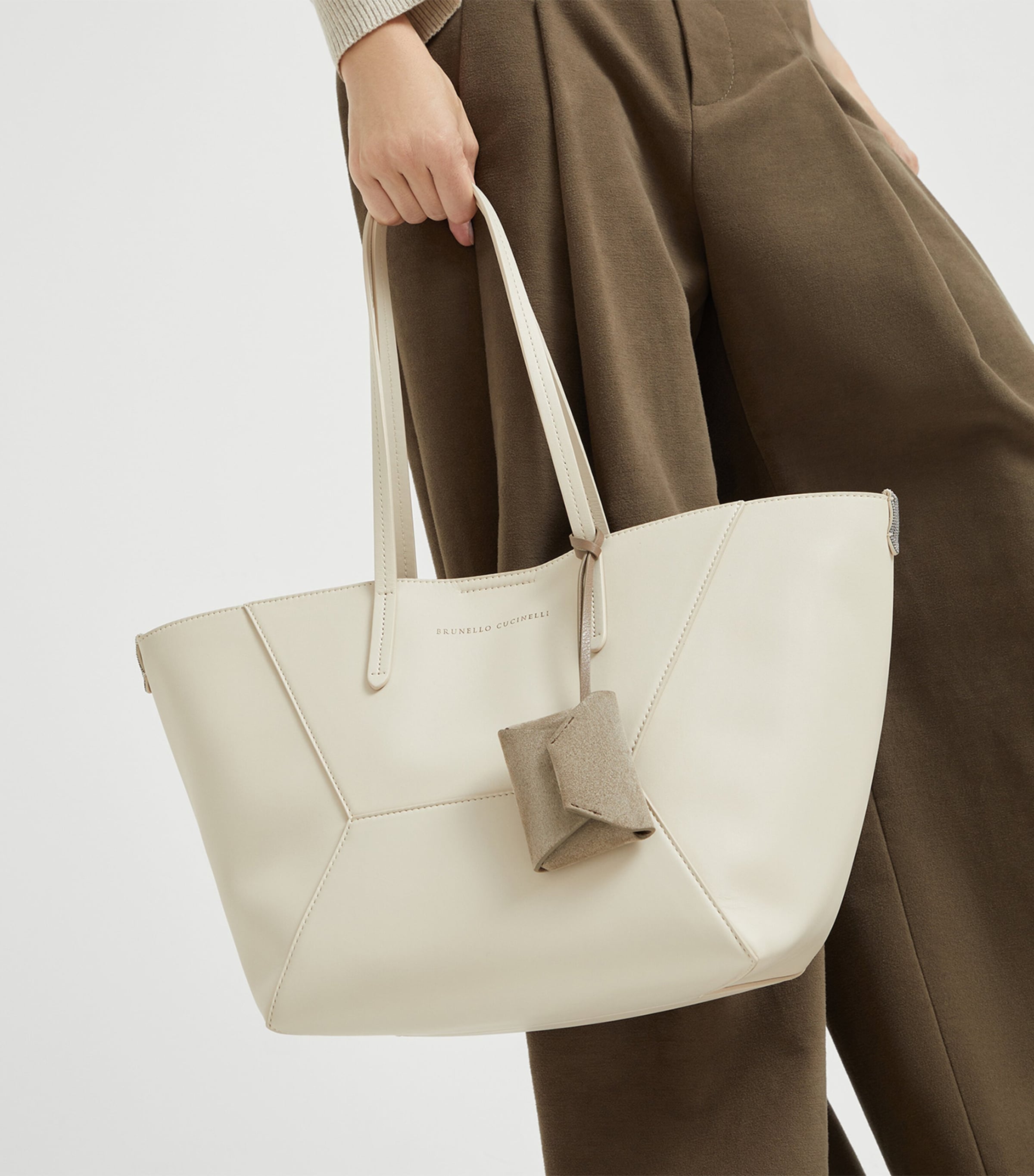 Suede Pouch Bag Charm C5859 Image 2