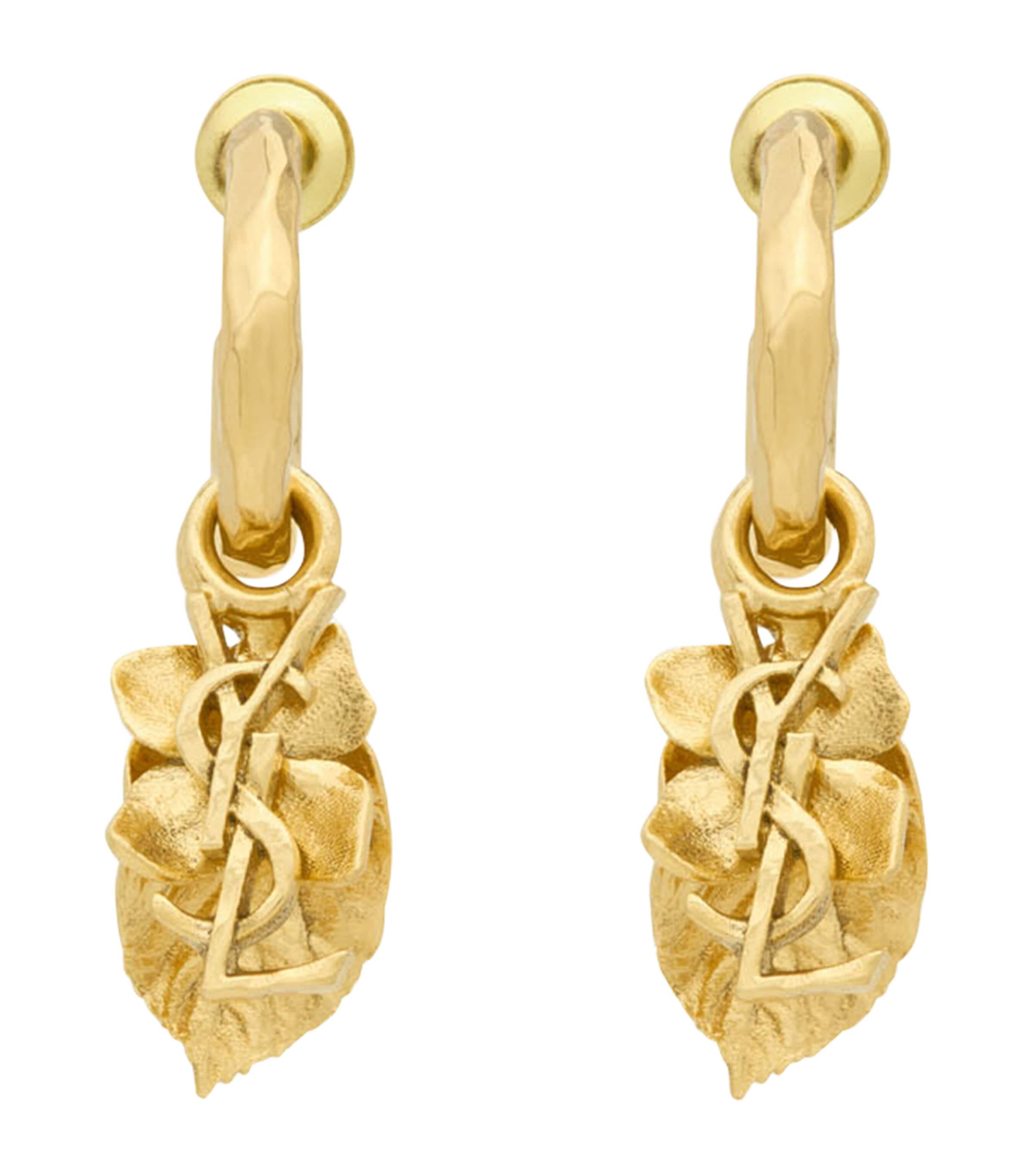 Saint Laurent Cassandre Floral Earrings Image 1