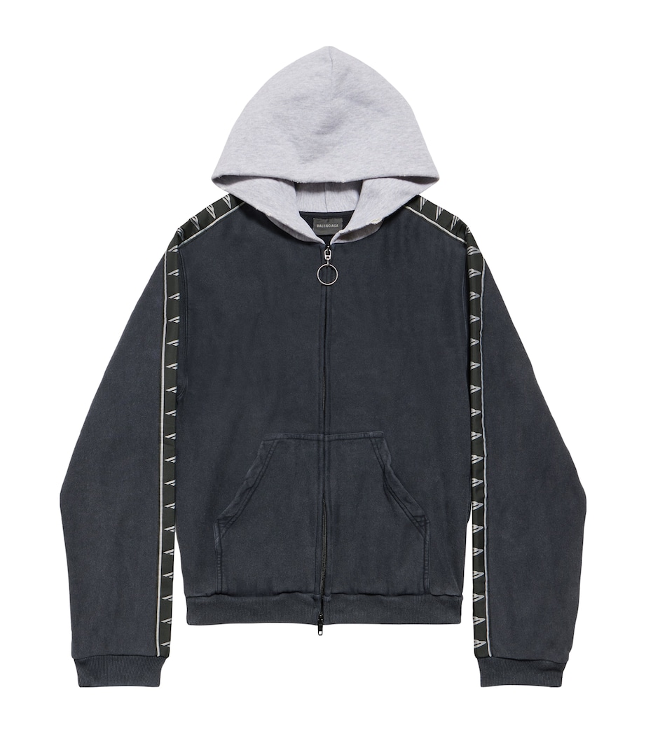 Balenciaga Mens Cotton 3B Sports Icon Hoodie Image 1