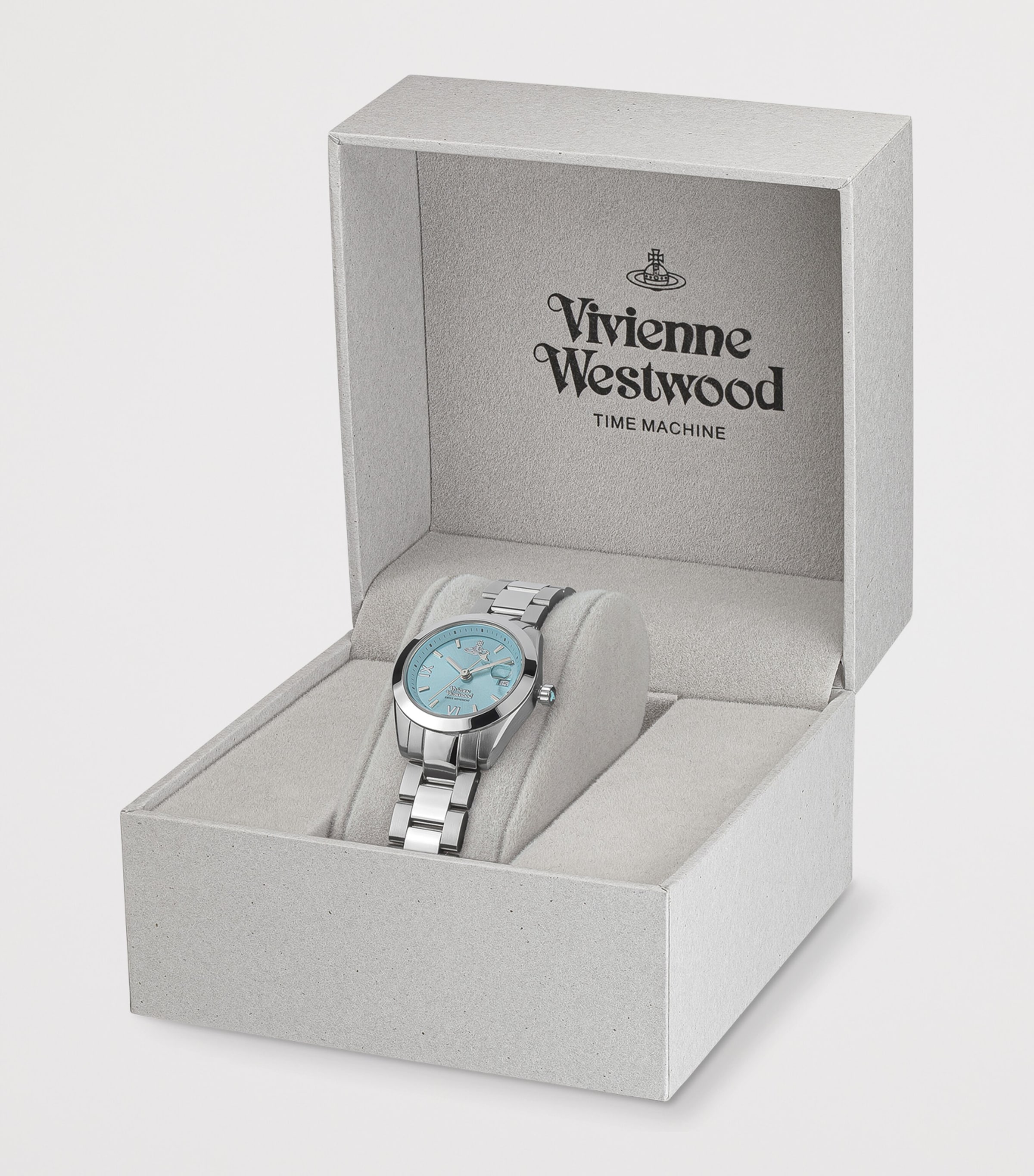 Vivienne Westwood Stainless Steel Fenchurch Watch 28mm Blu Gld Image 5
