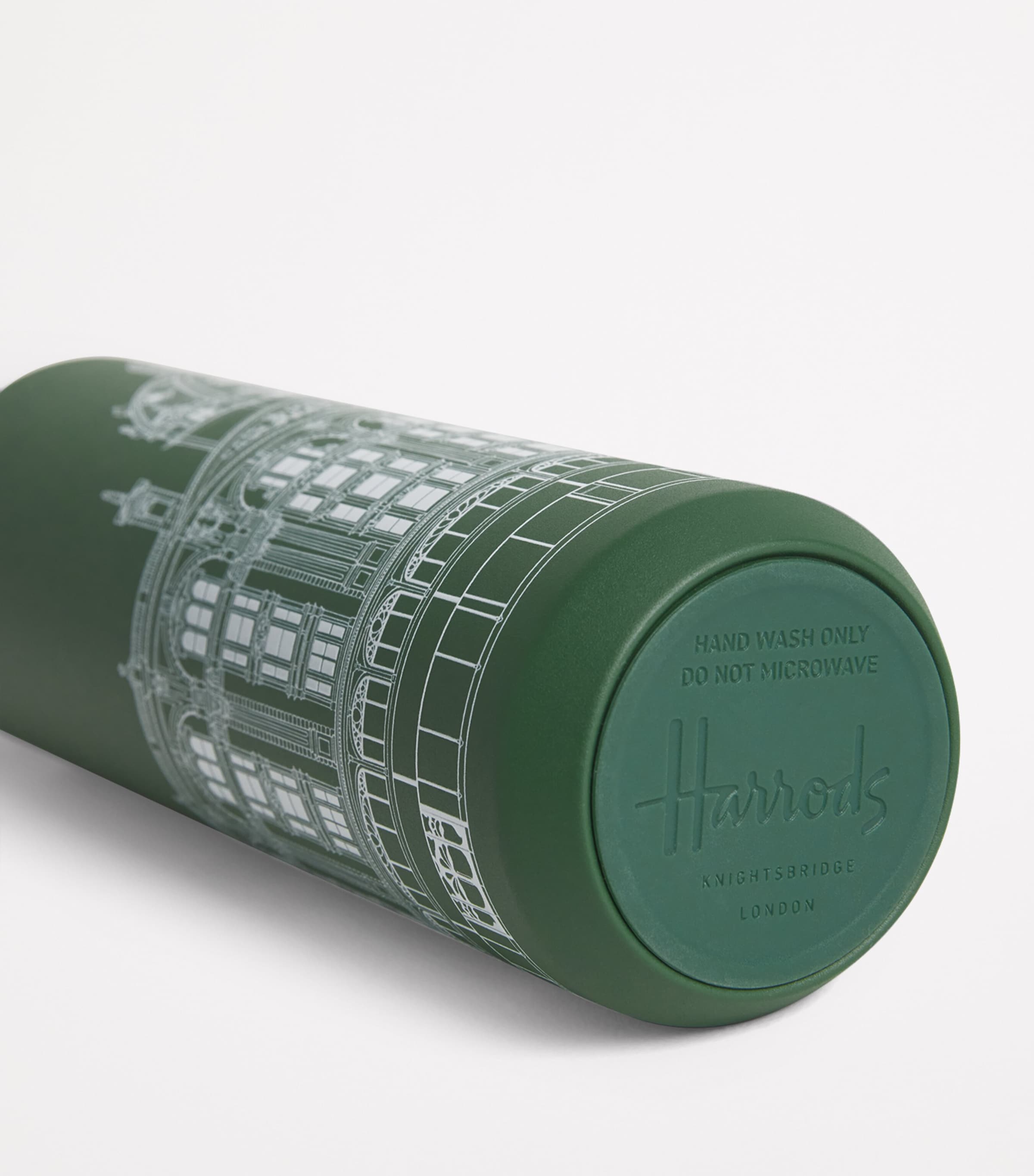 Knightsbridge Water Bottle HARRODS GREEN Image 4