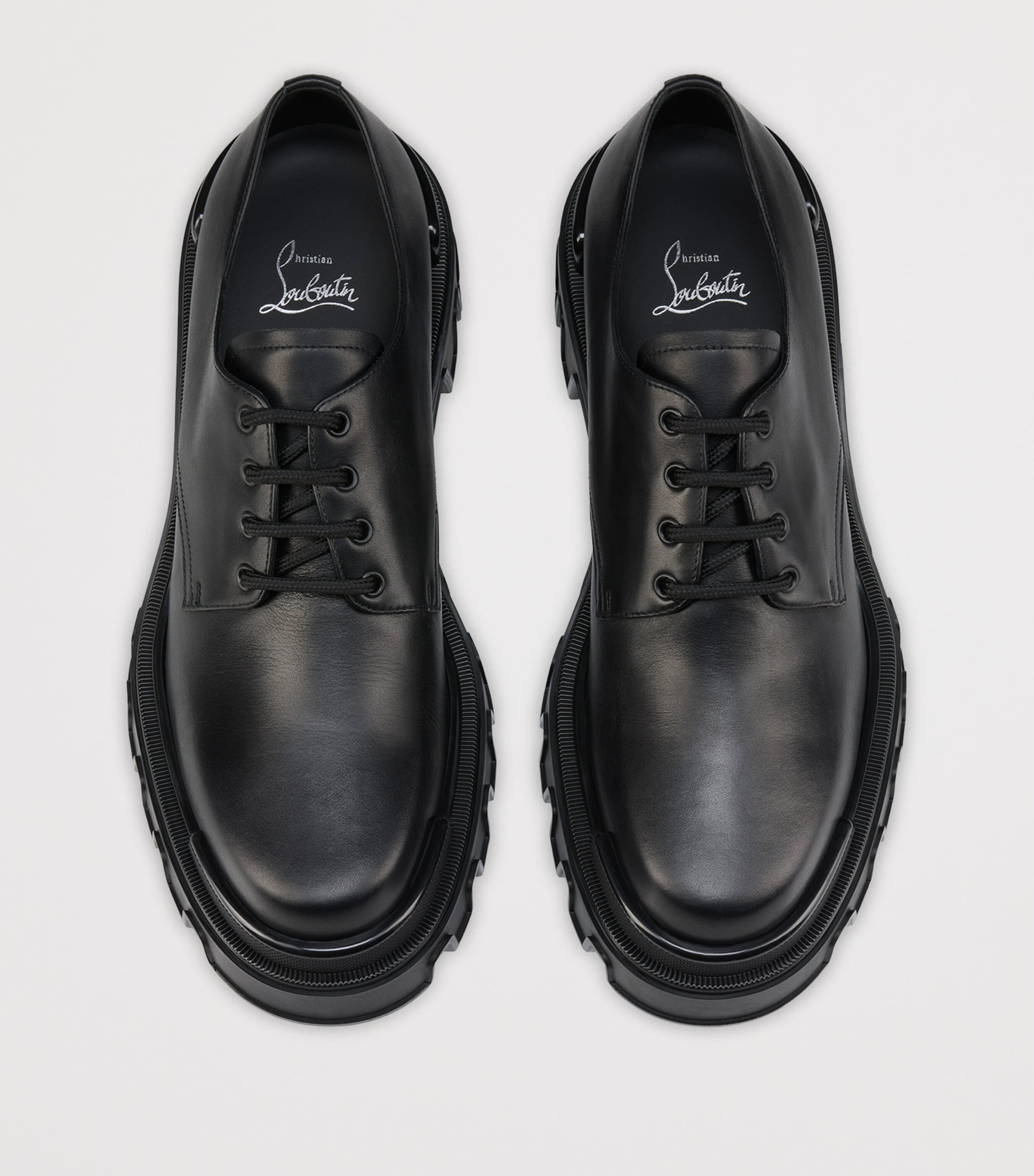 Trott Dune Leather Derby Shoes BK01 Image 4