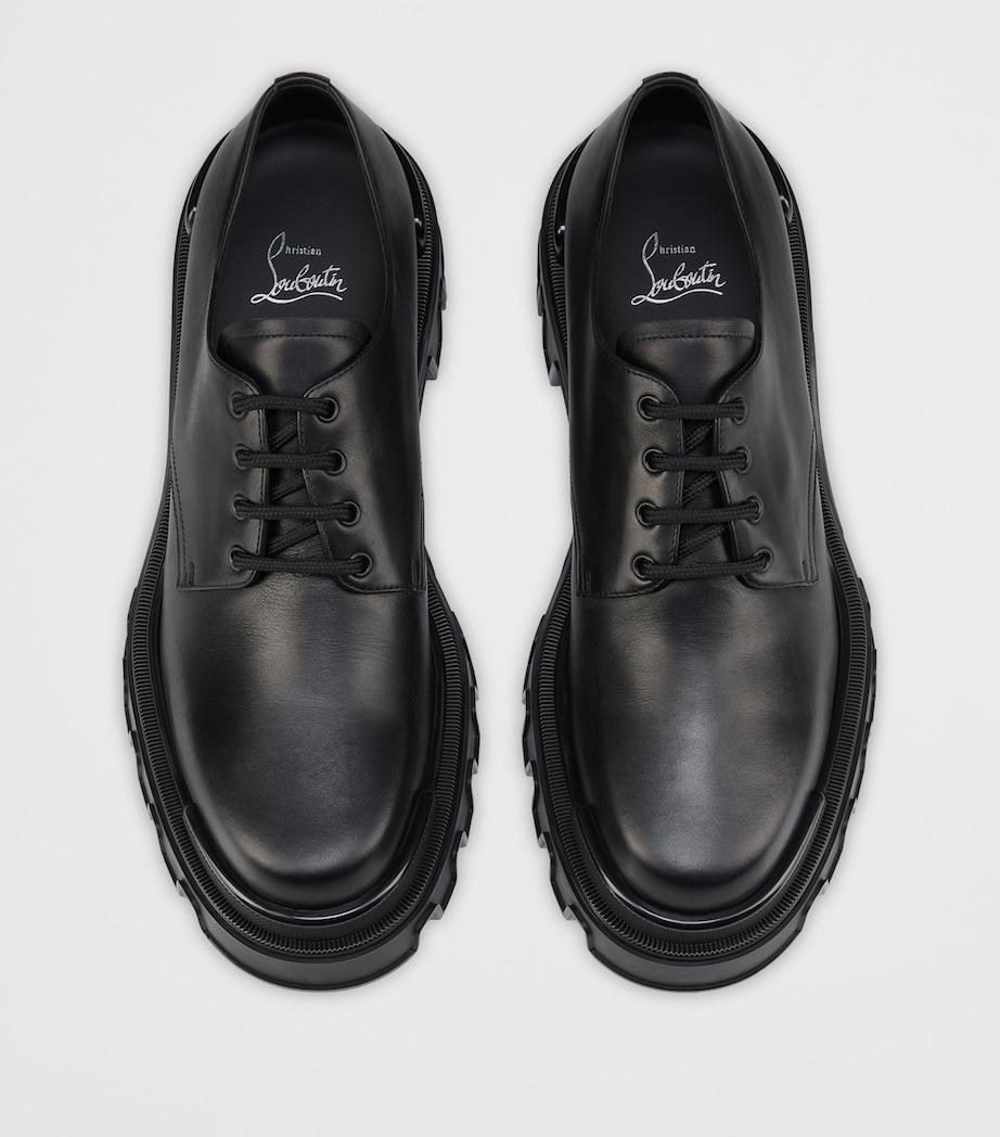 Trott Dune Leather Derby Shoes BK01 Image 4