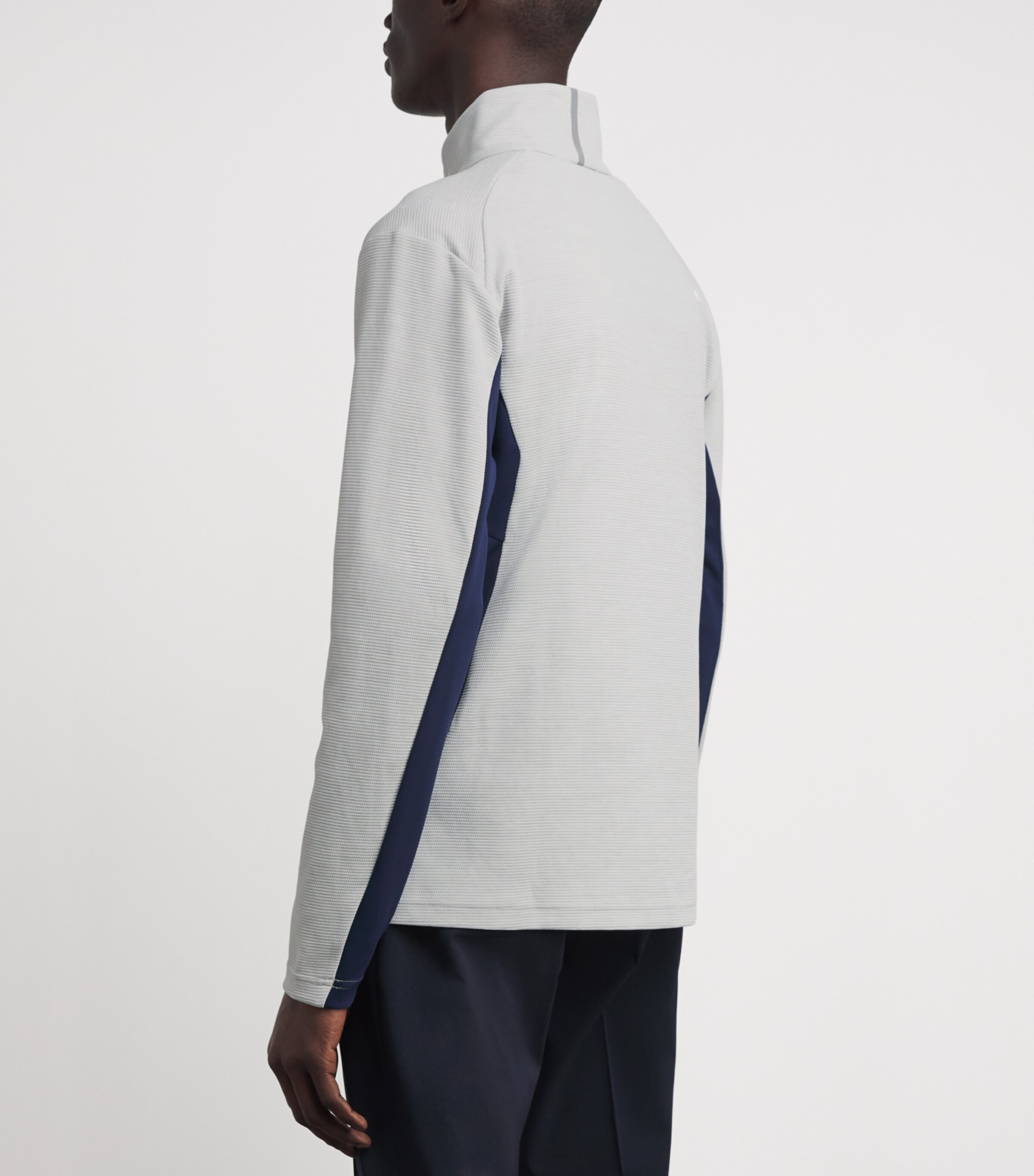 KJUS Mens Roman Midlayer Half-Zip Top Aly/atl Blu Image 5