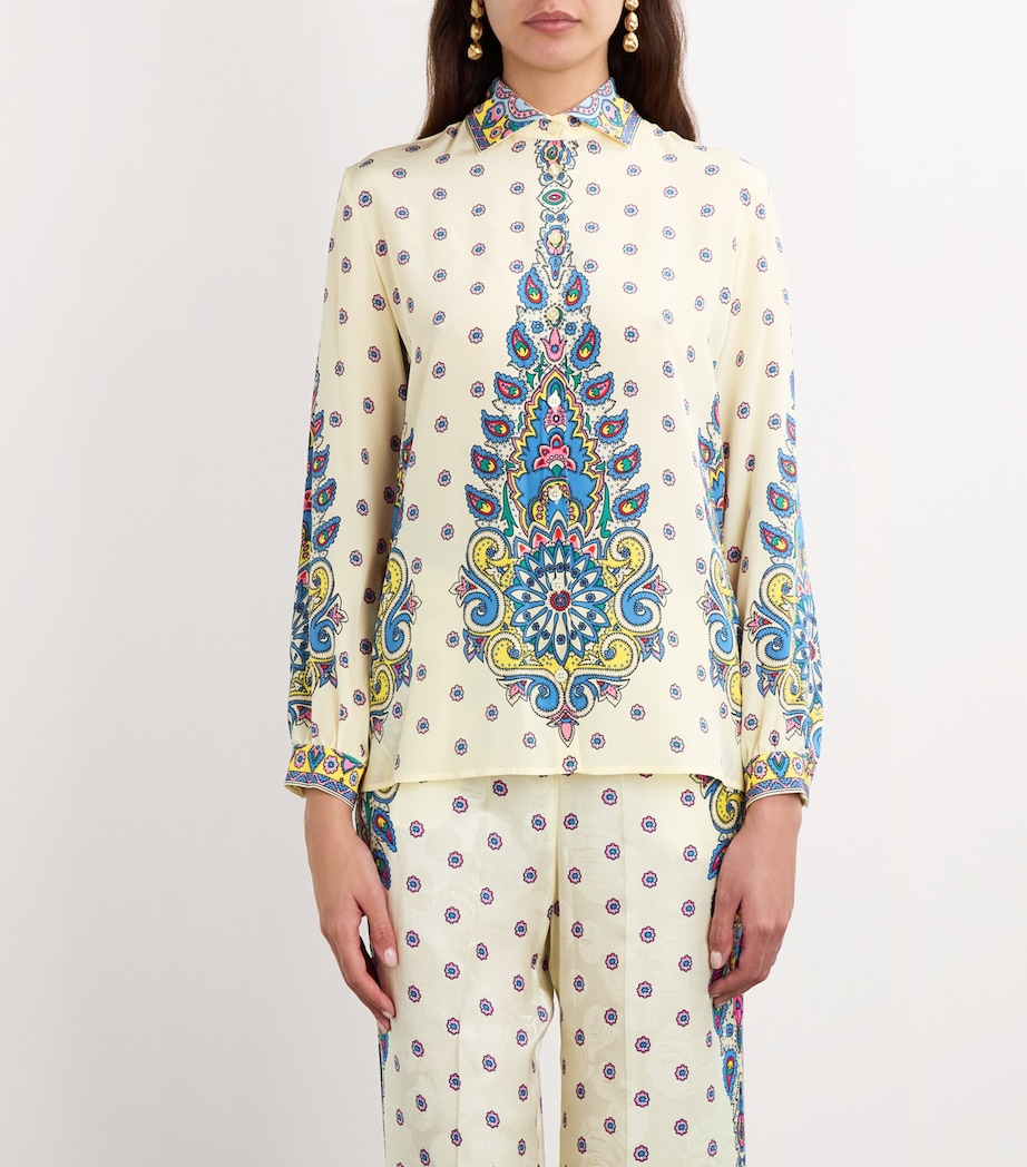Silk Printed Shirt X0800 Image 3