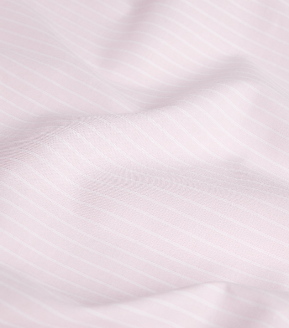 Dunhill Mens Cotton Stripe Shirt Pink Image 6