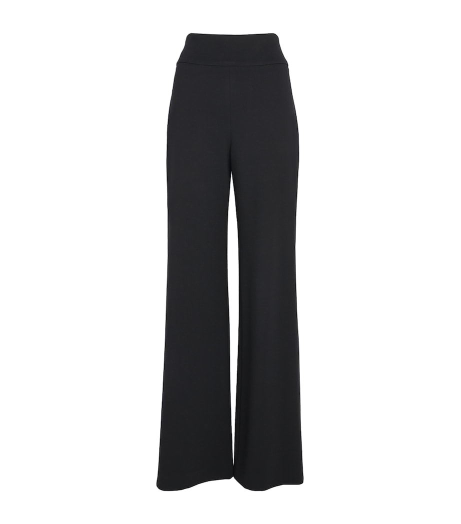 Ponte Kalinda Wide-Leg Trousers B0002 BLACK Image 1