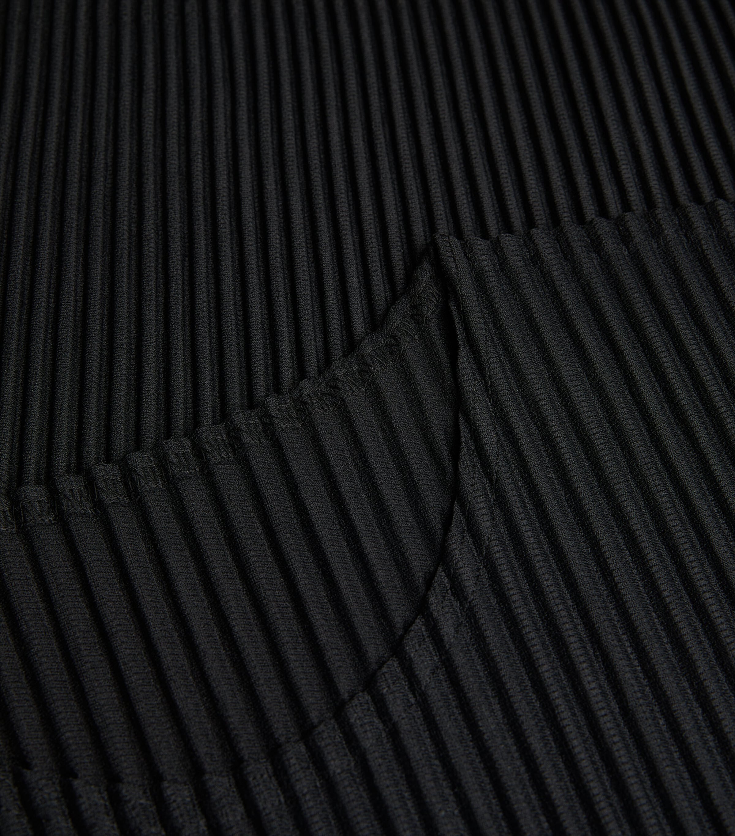 Pleated T-Shirt 15 BLACK Image 5