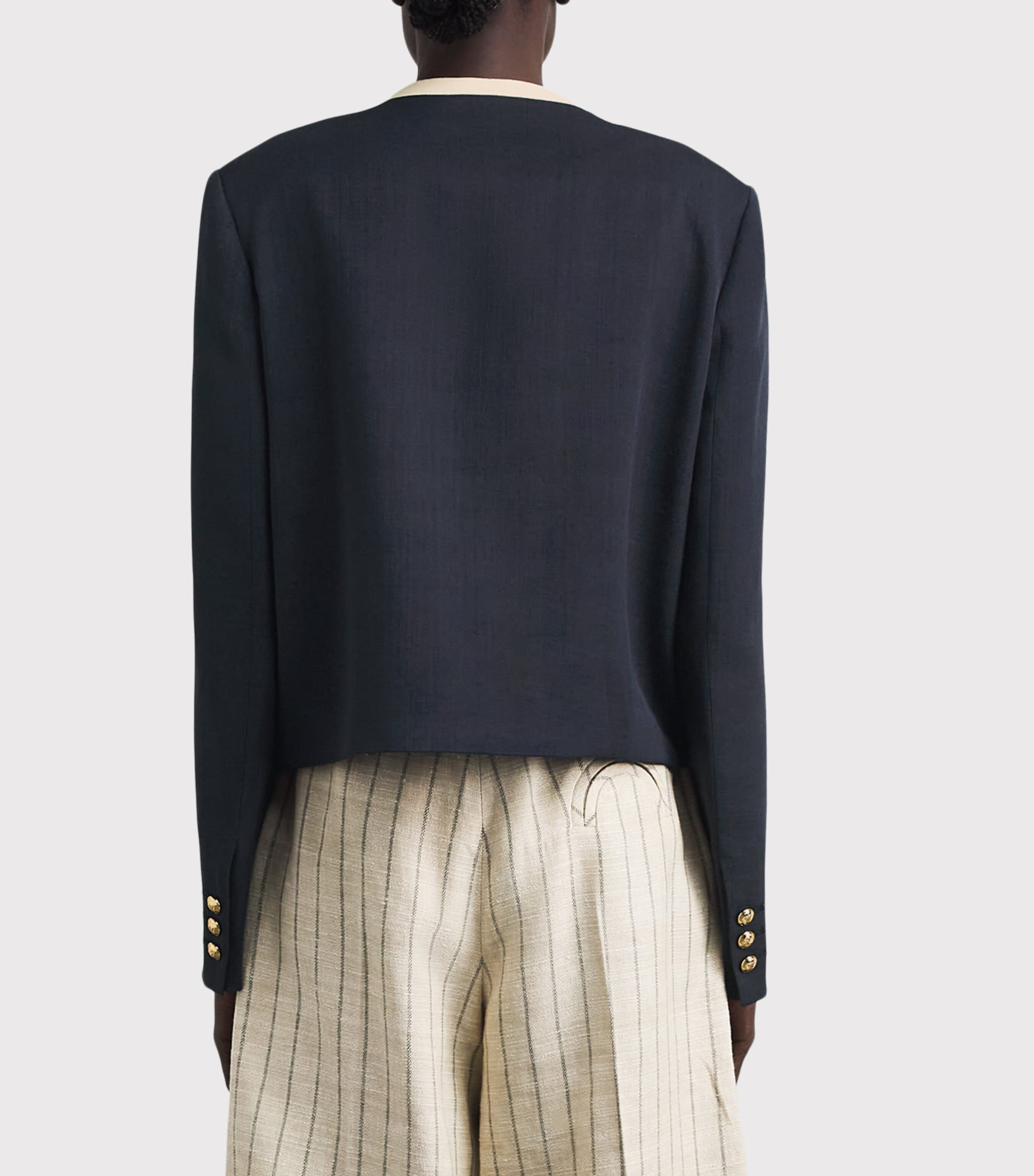 Blazé Milano Womens Genesis Shamo Bolero Jacket Nuit Image 5