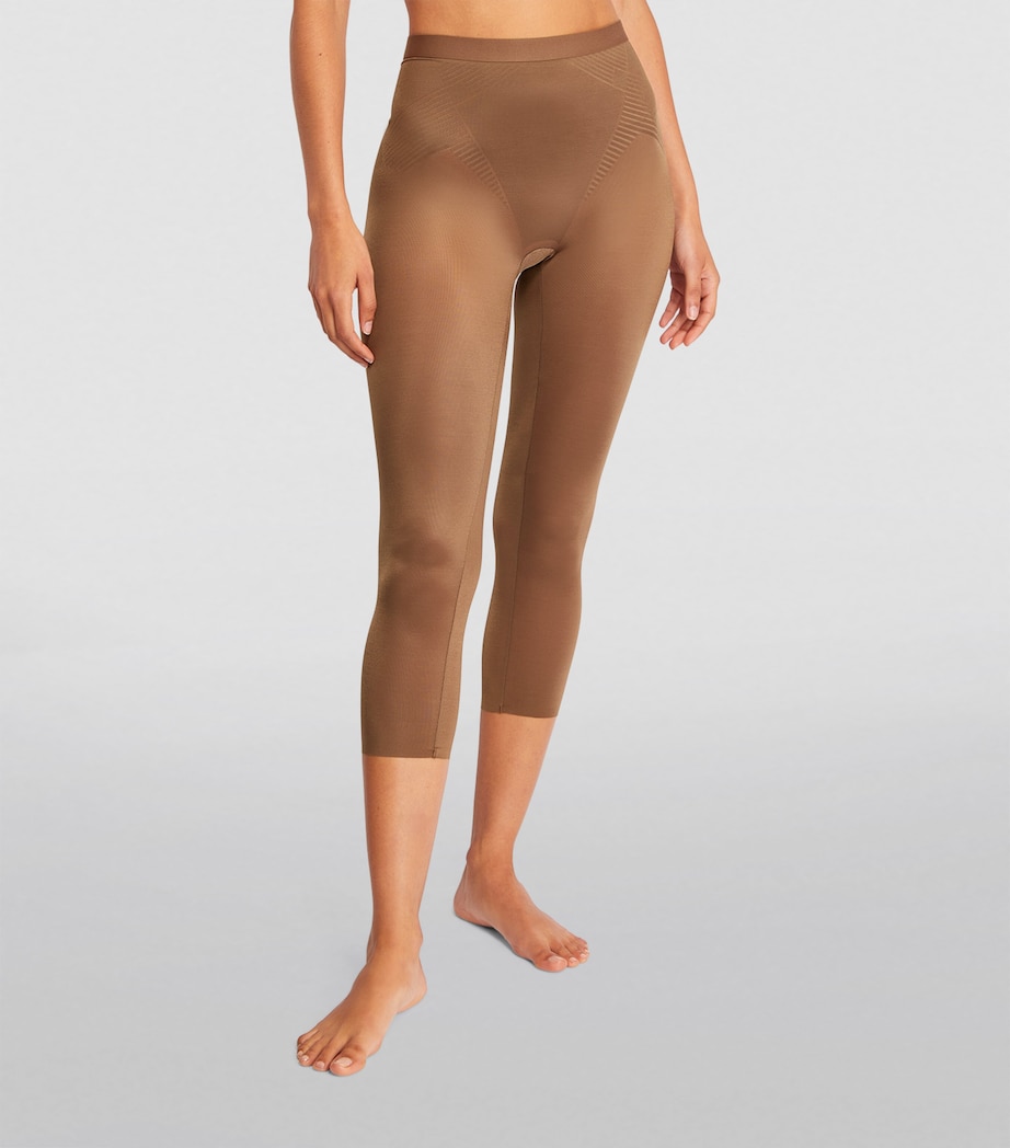 SPANXshape Invisible Capri Pants - Medium Control CHESTNUT BROWN Image 2