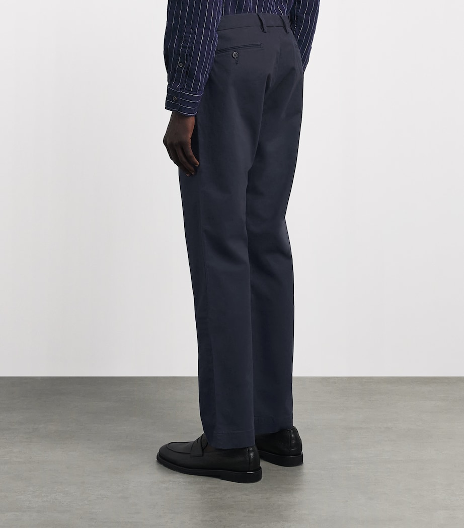 Polo Ralph Lauren Mens Stretch-Cotton Straight Chinos Navy Image 5