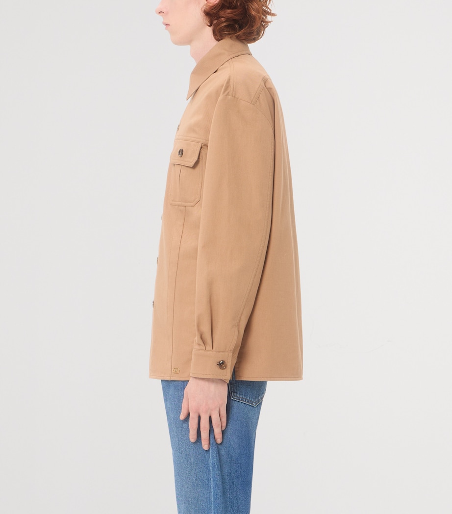 Valentino Garavani Mens Cotton Twin-Pocket Jacket Image 3