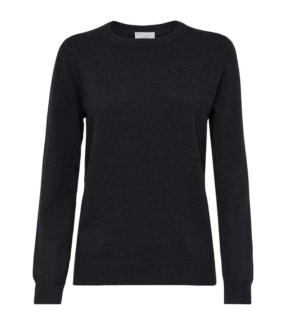 Cashmere Monili-Trim Sweater C2803 Image 1