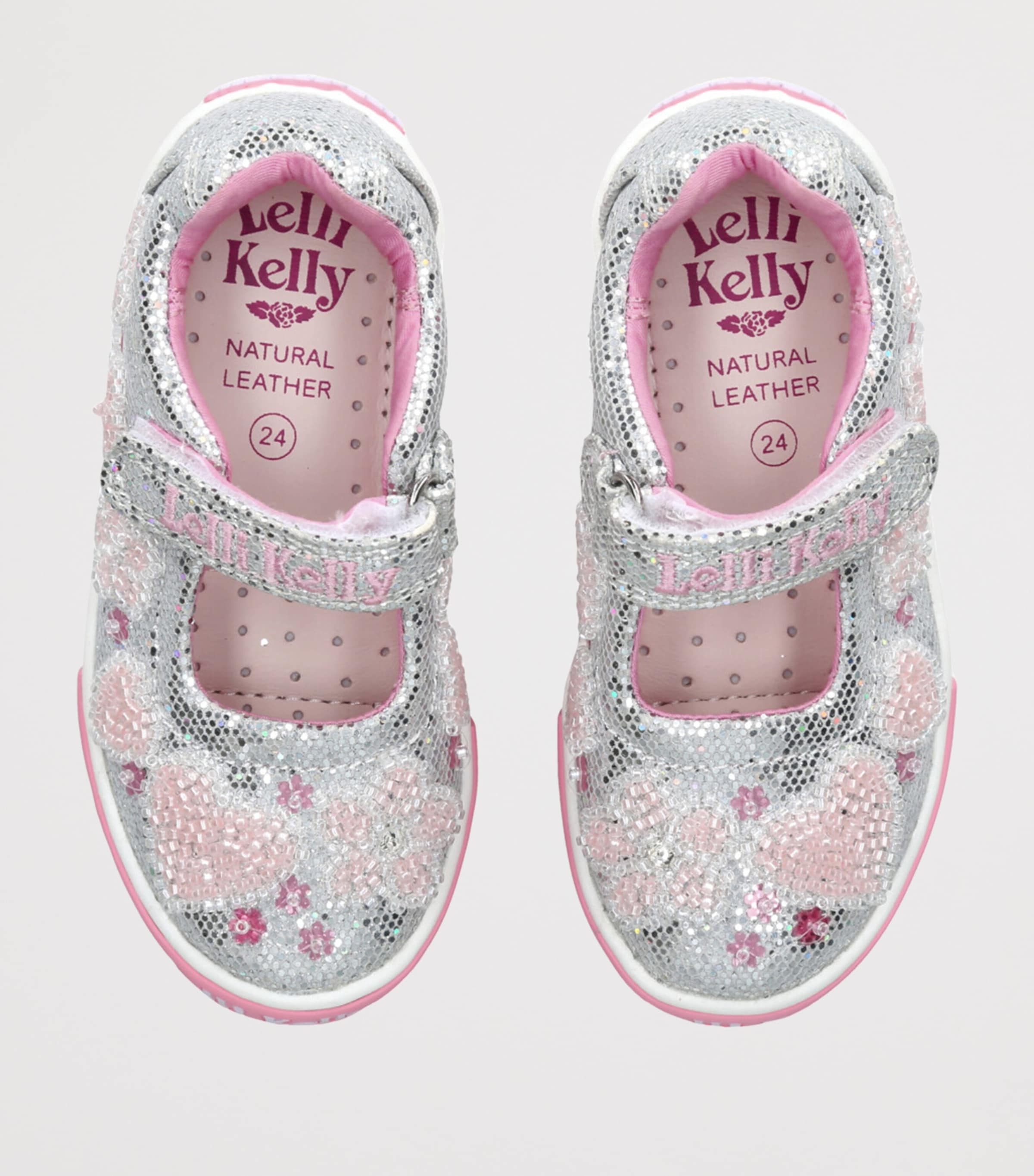Lelli Kelly Silver Cressida Dolly Shoes Silver Image 4