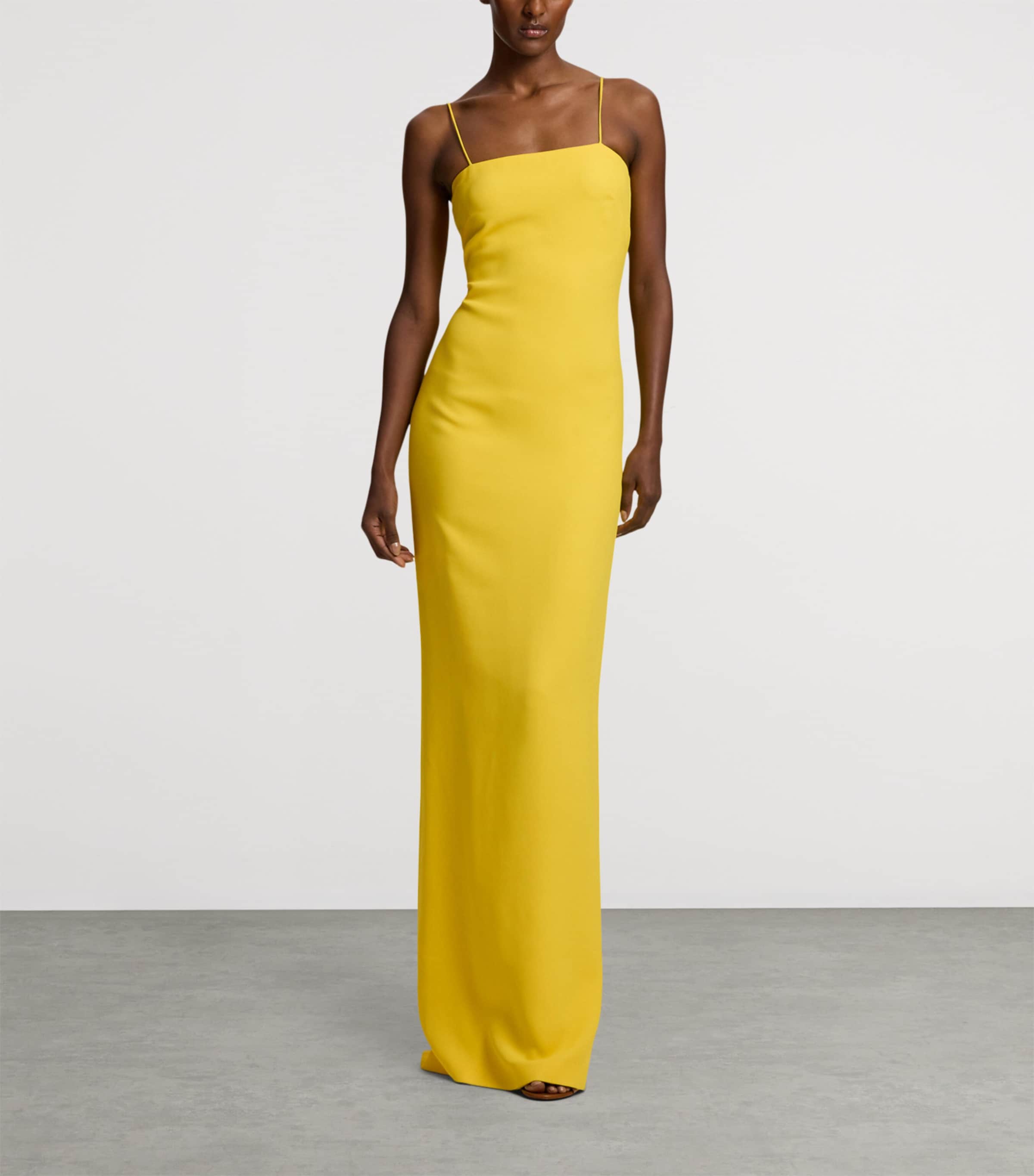 Silk Demetrius Maxi Dress YELLOW Image 6