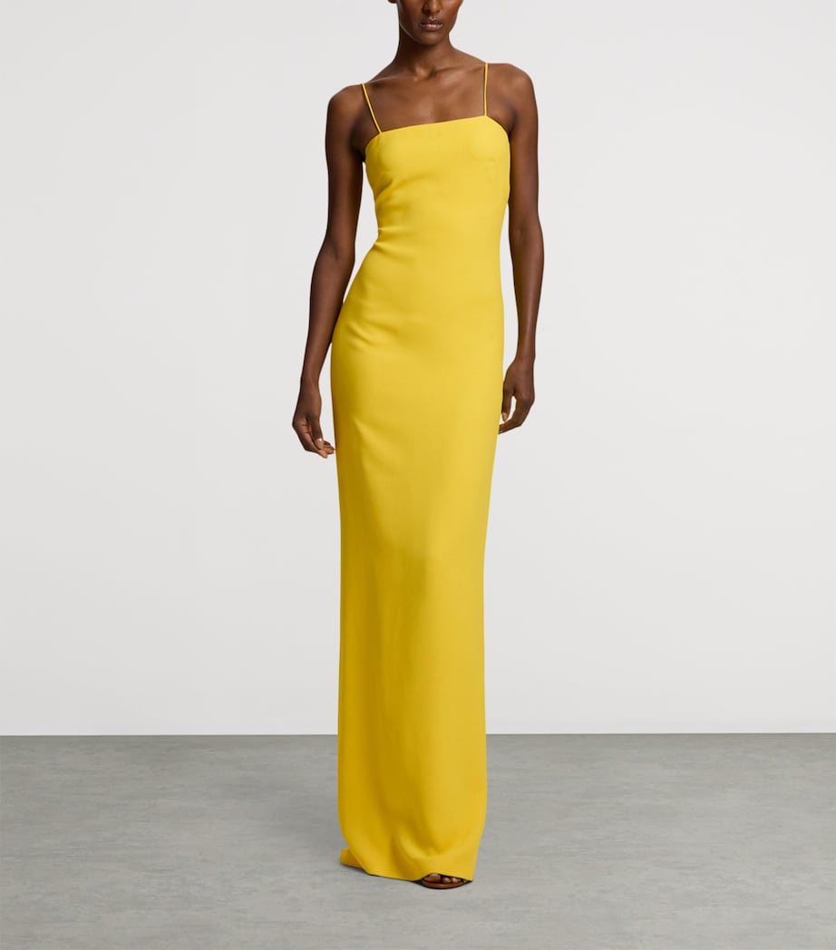 Silk Demetrius Maxi Dress YELLOW Image 6