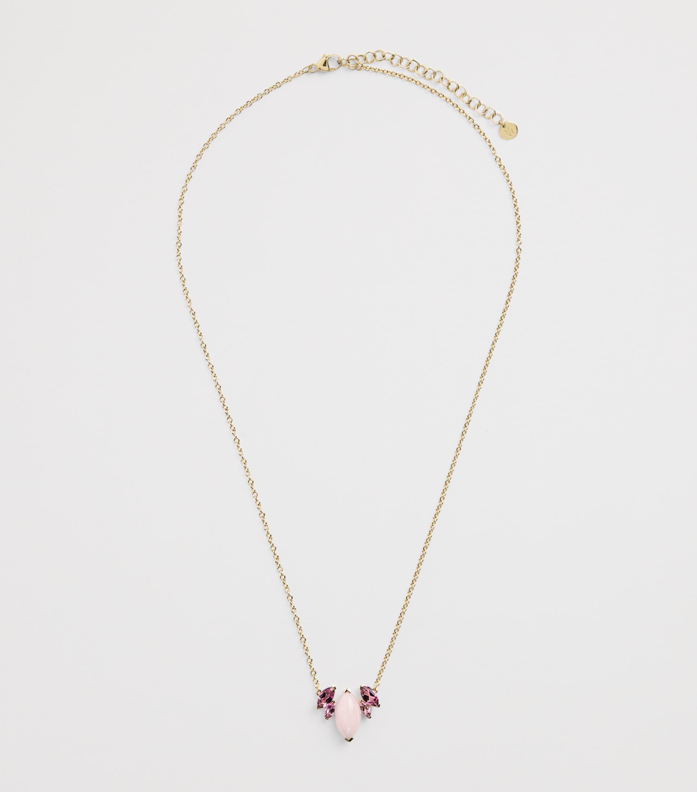 Yellow Gold, Tourmaline and Opal Batik Necklace YELLOW GOLD Image 3