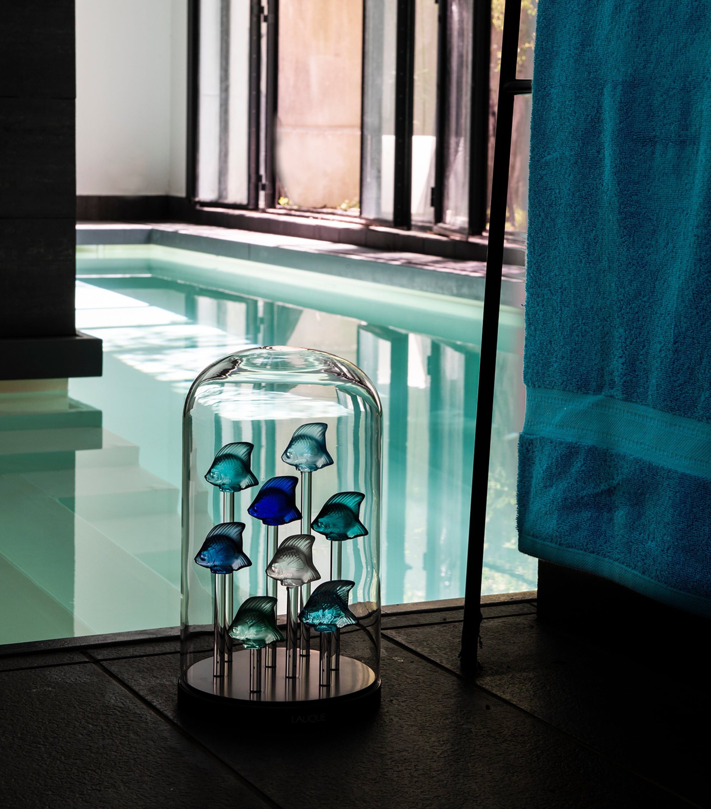 Crystal Fish Sculpture INCOLORE Image 3