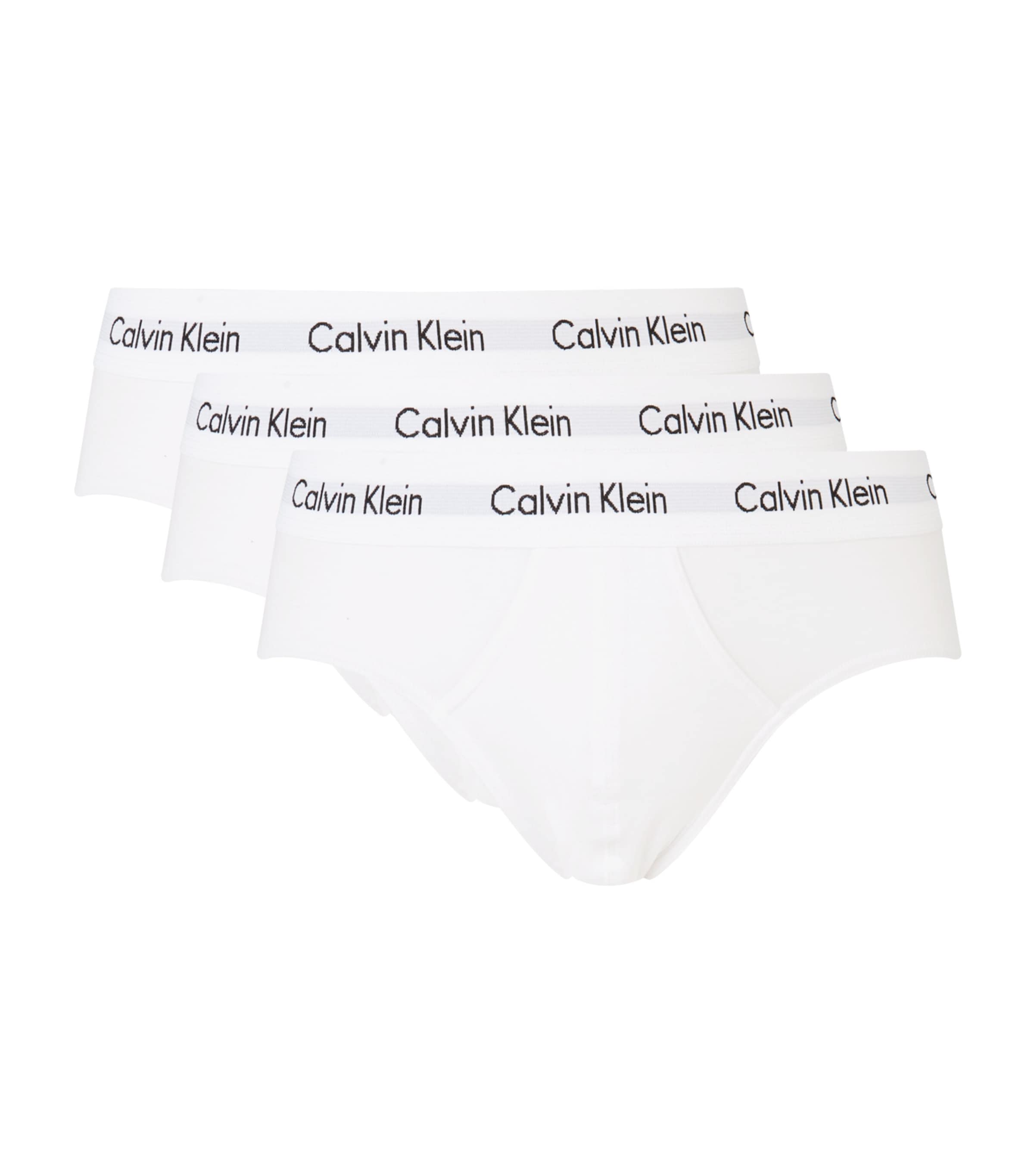 Calvin Klein Cotton Stretch Hip Briefs (Pack of 3) | Men Clothing | Socks & Underwear | Boxers & Briefs | Designers | Calvin Klein