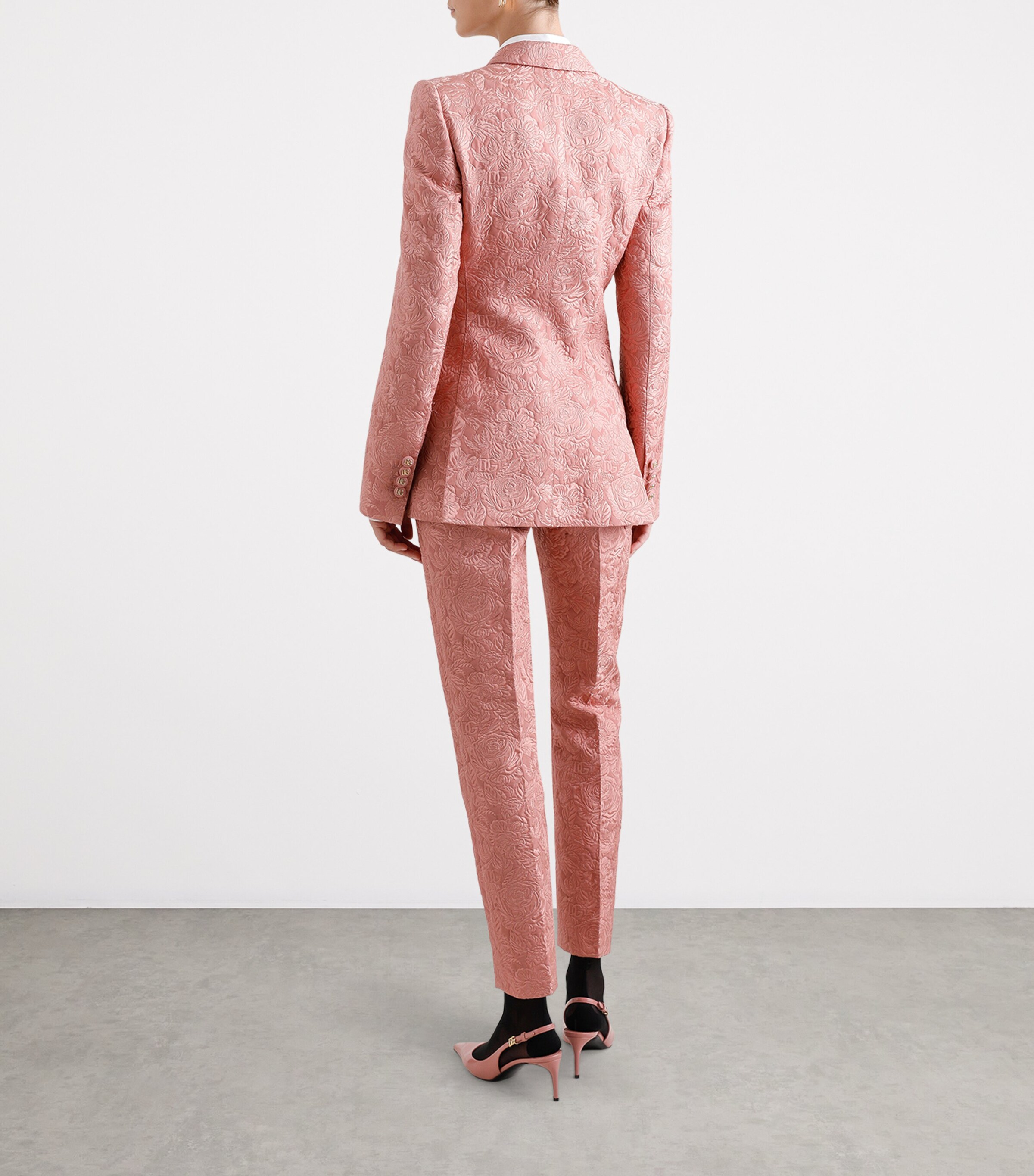 Dolce & Gabbana Cotton-Blend Lace-Detail Shirt | Harrods US