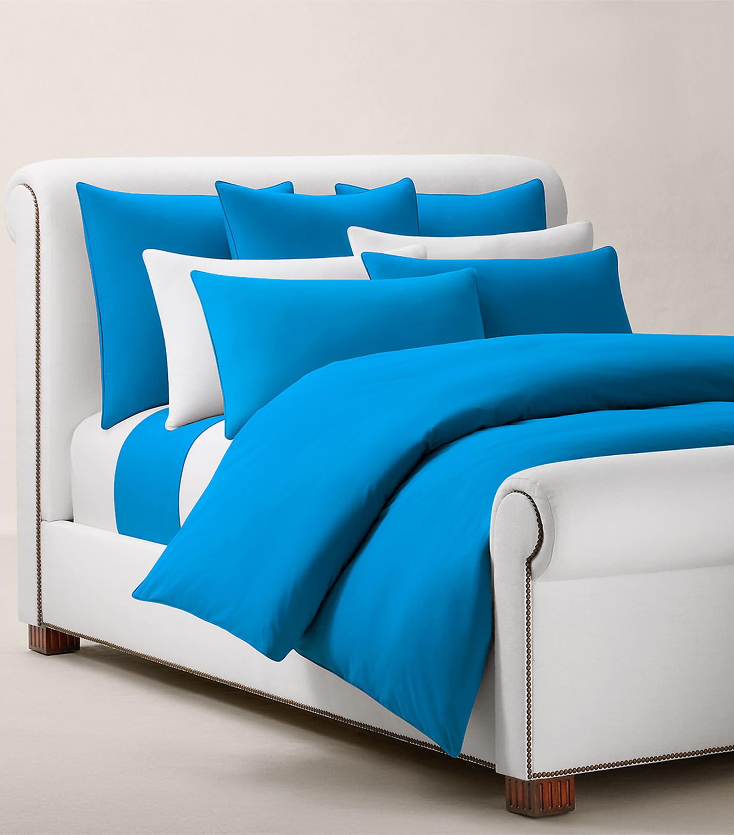 Cotton Polo Player Single Fitted Sheet (90cm x 200cm) COVEBLU Image 4