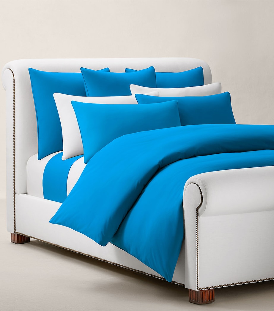 Cotton Polo Player Single Fitted Sheet (90cm x 200cm) COVEBLU Image 4