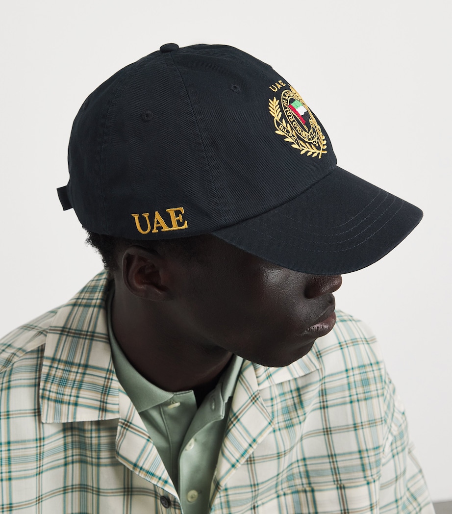 Polo Ralph Lauren Cotton Twill UAE Crest Baseball Cap Polo Black Image 2