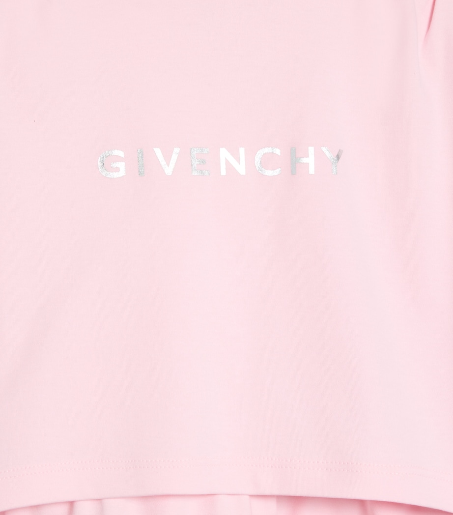 Cotton Logo Dress (4-12+ Years) MARSHMALLOW Image 2