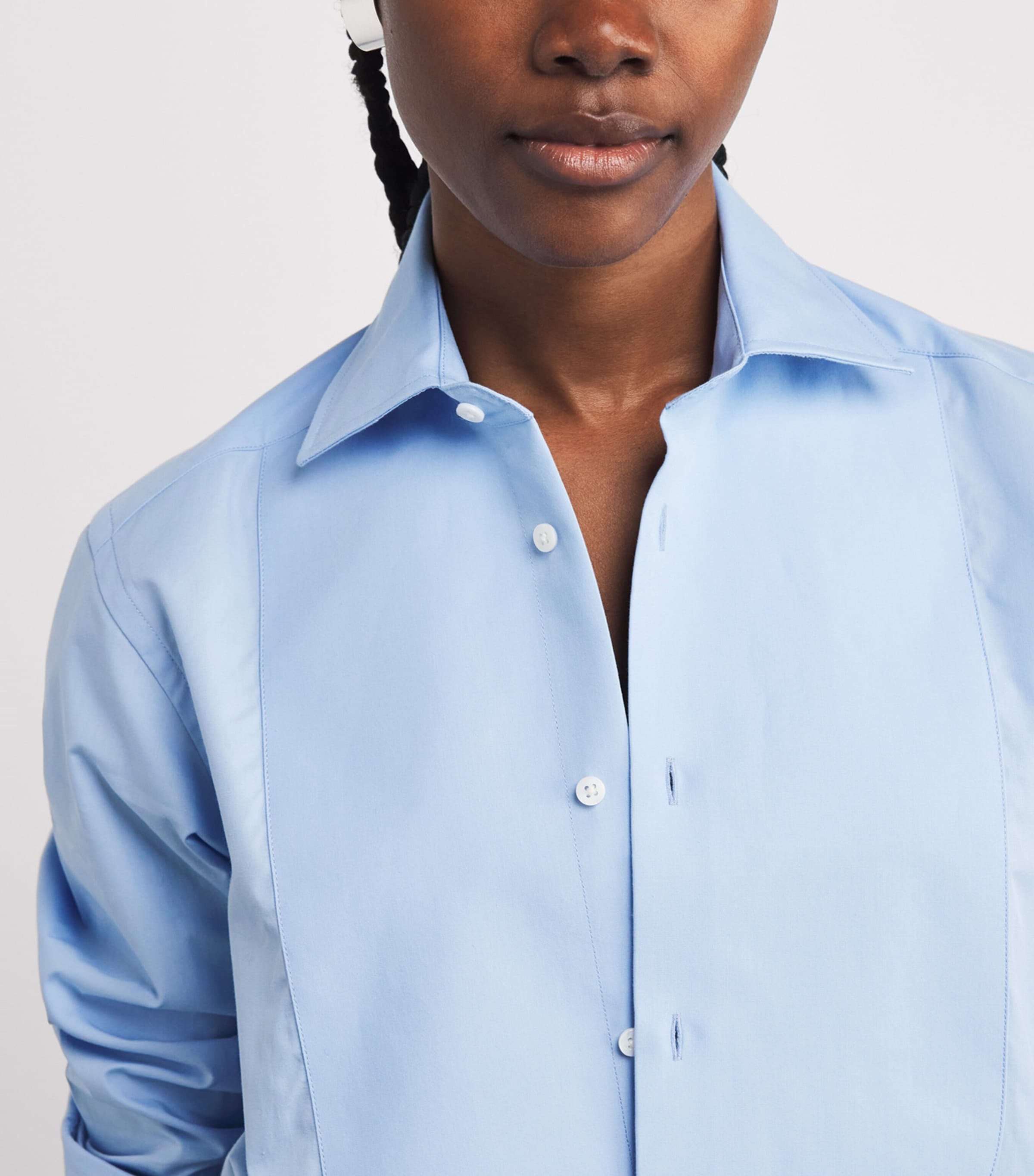 Organic Cotton Dress Shirt SKY BLUE Image 6