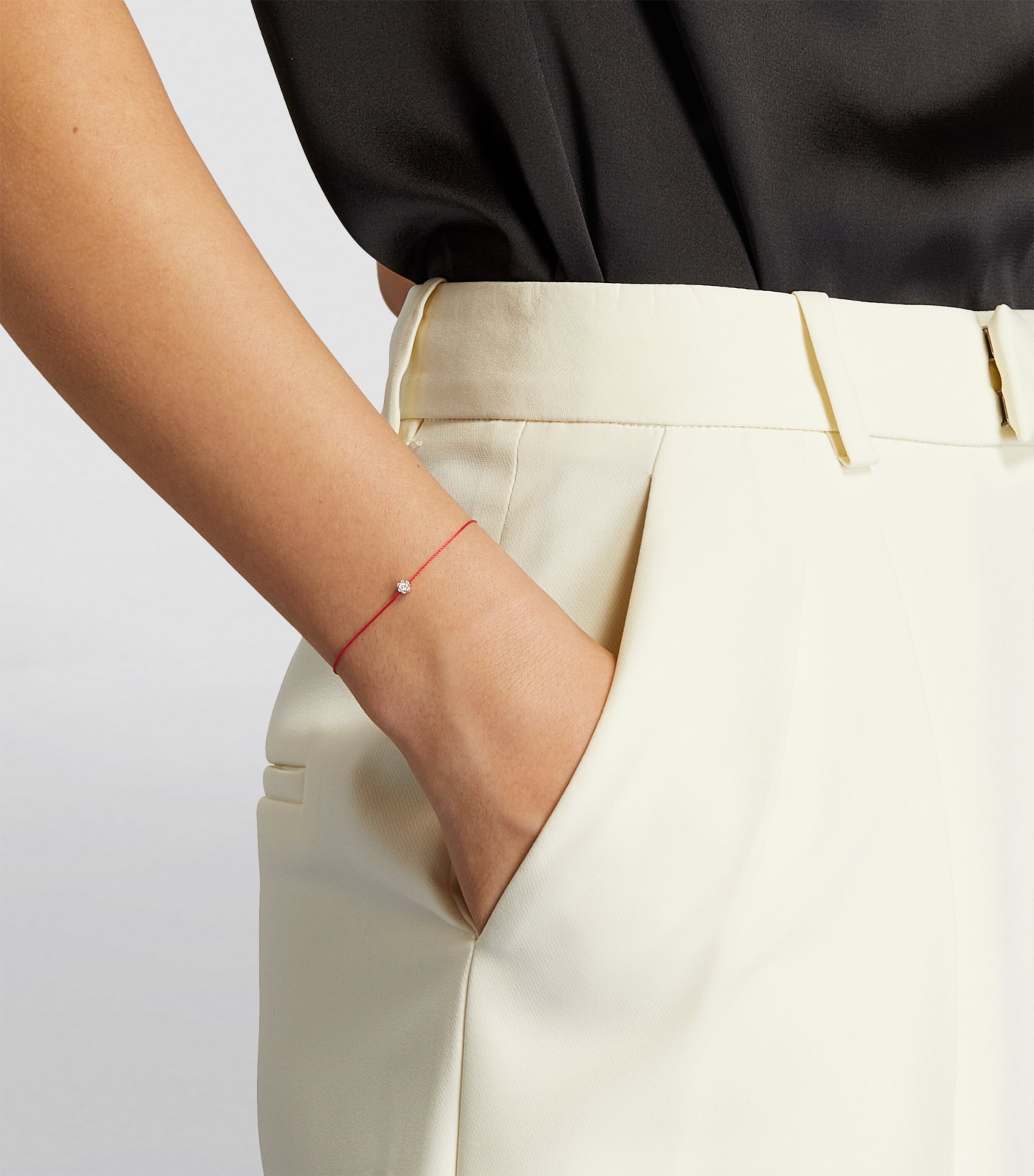 Yellow Gold and Diamond Illusion Bracelet RED Image 2