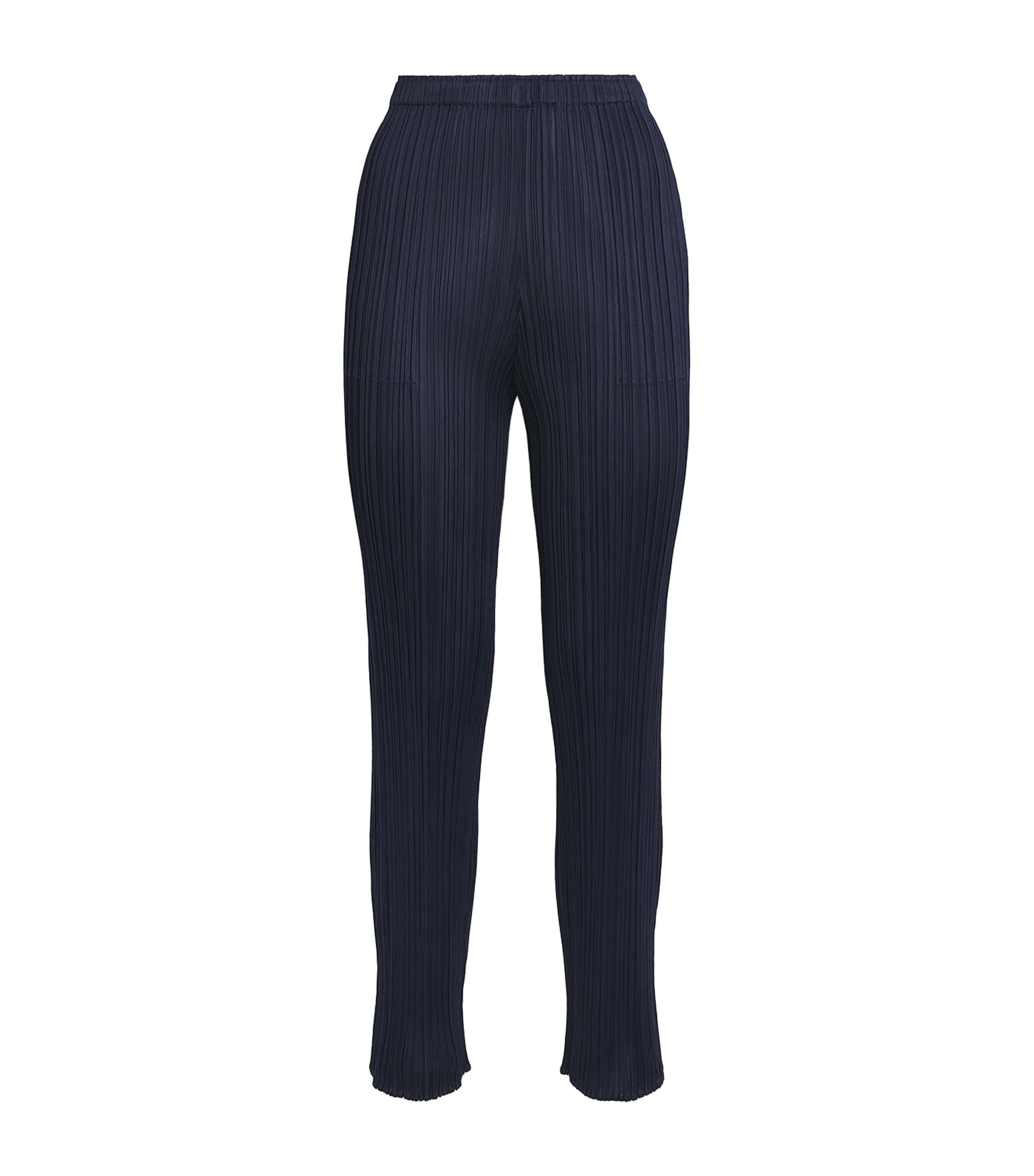 Issey Miyake New Colorful Basics 4 Trousers In Navy