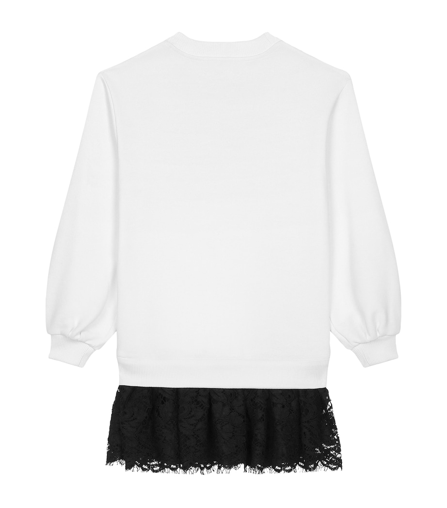 Lace-Detail Sweatshirt Dress (2-6 Years) S9000-COMBIN Image 2