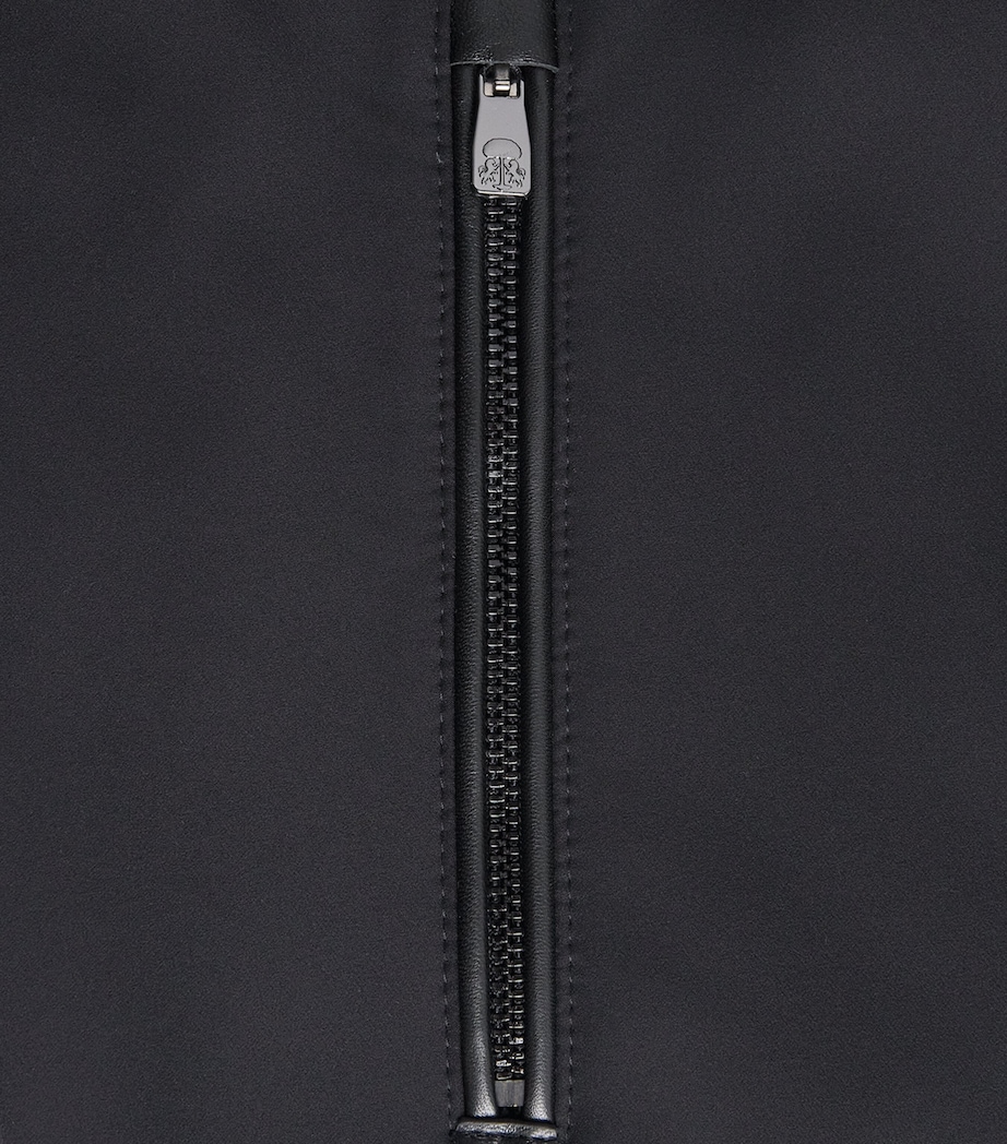 Corneliani Mens High-Neck Gilet Black Image 6