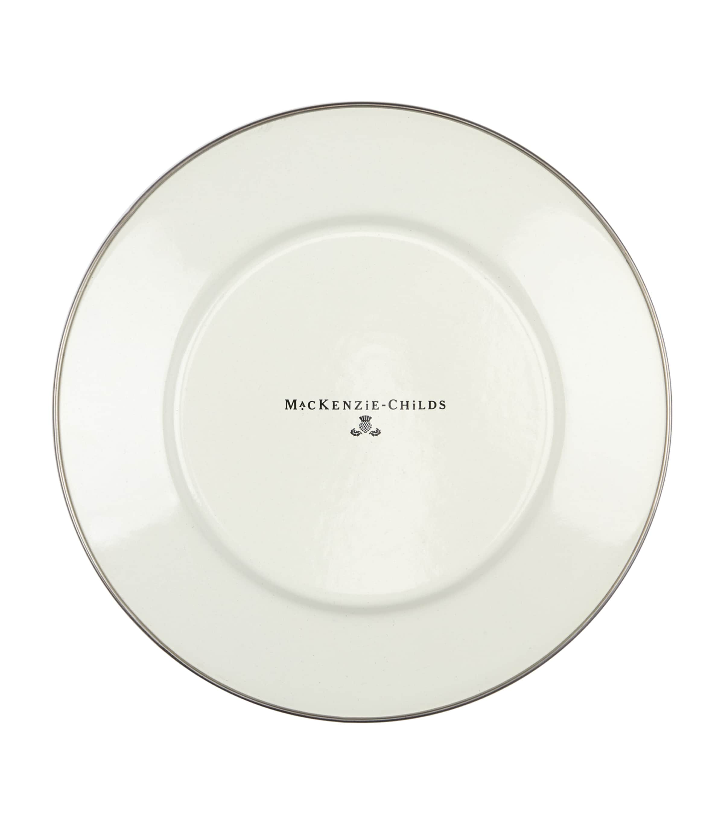 Courtly Check Salad Plate (20cm) BLACK Image 2