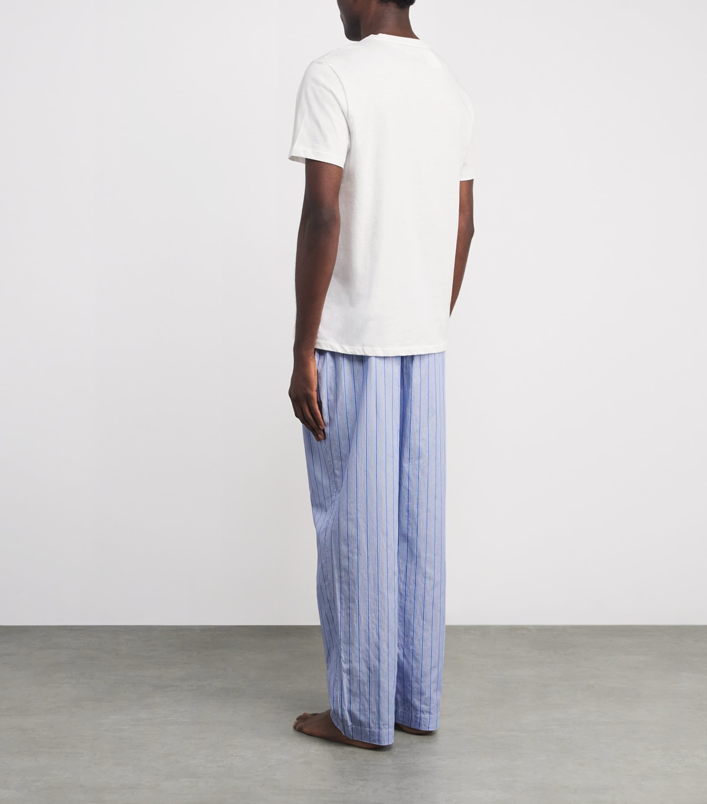 Cotton Pyjama Set ANDREW STRIPE/WHITE Image 3